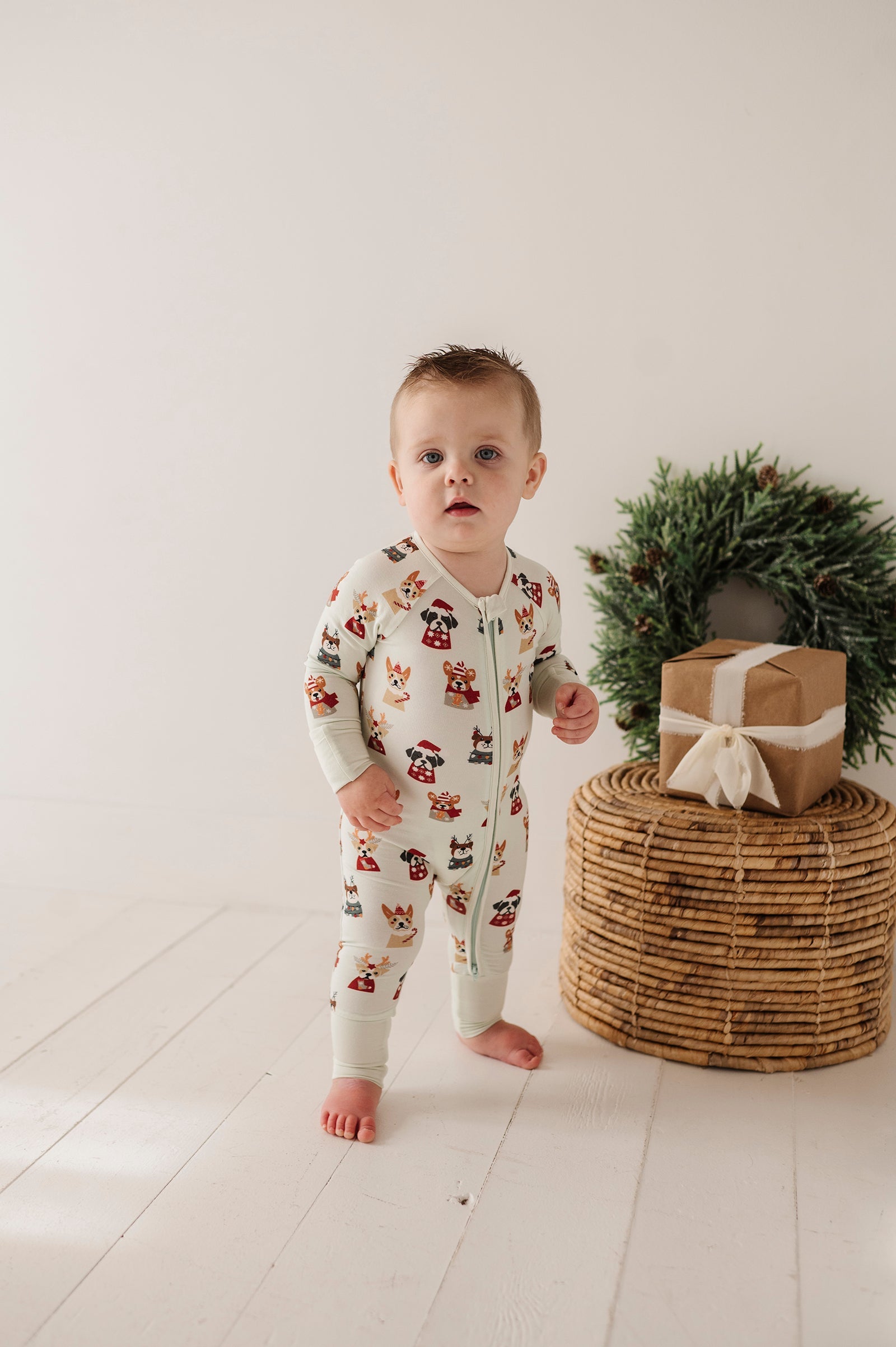 Long Sleeve Zip Romper