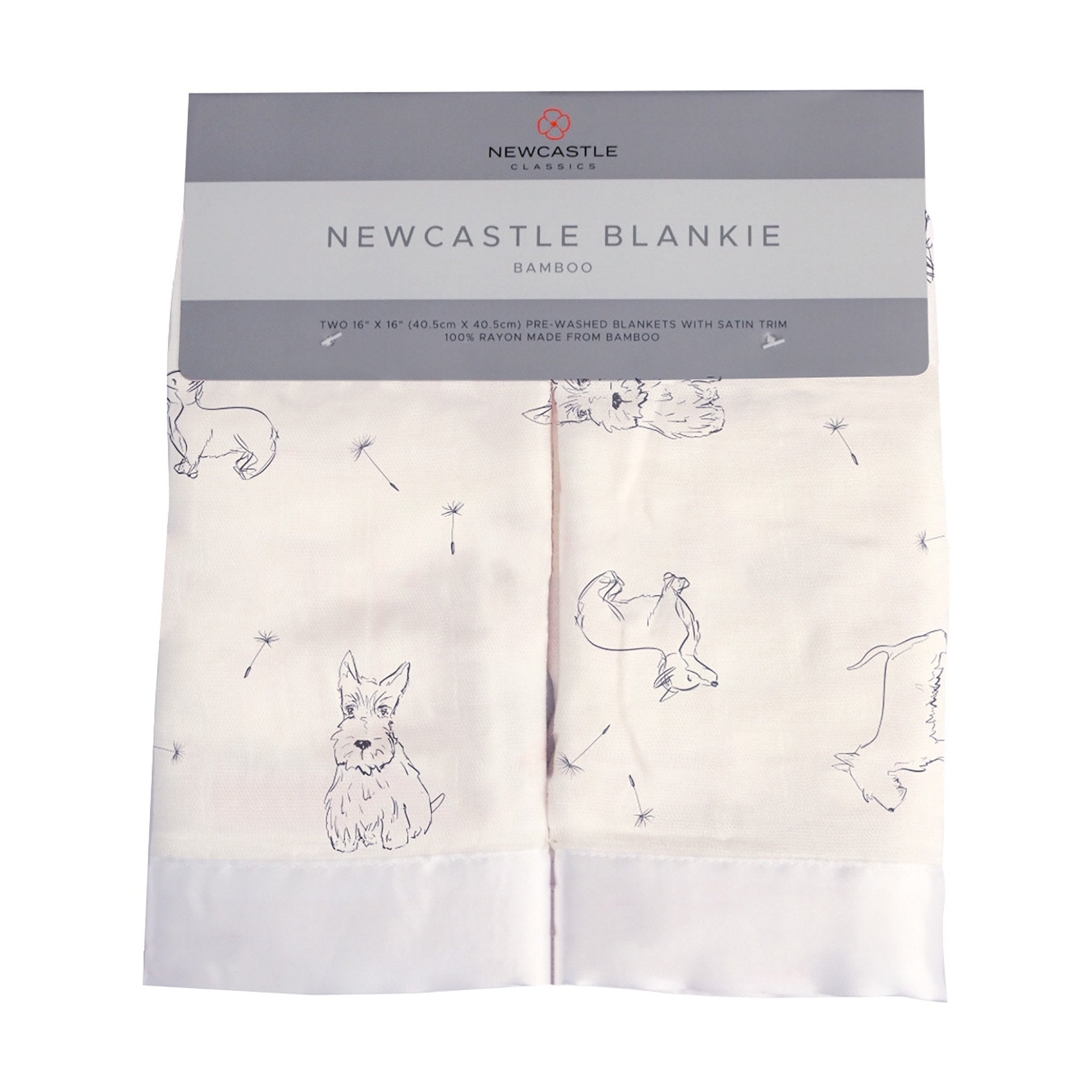 Corgi Bamboo Muslin Security Baby Blankie