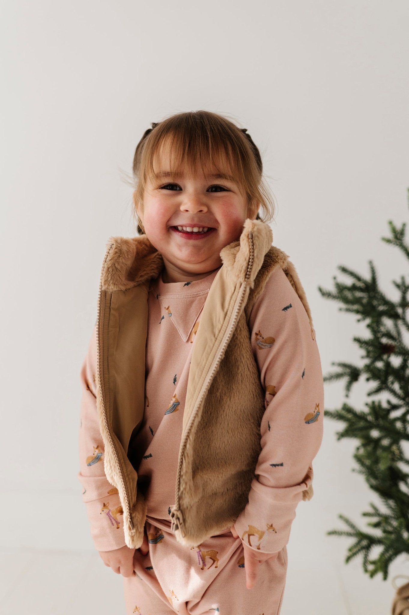 Girl's Fur Vest