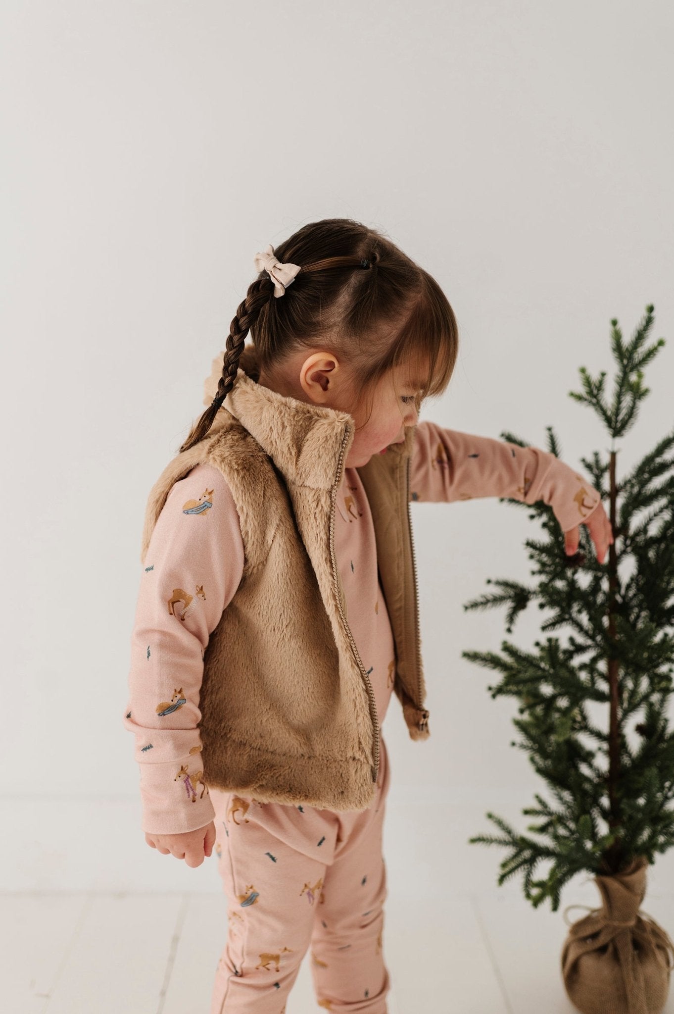 Girl's Fur Vest