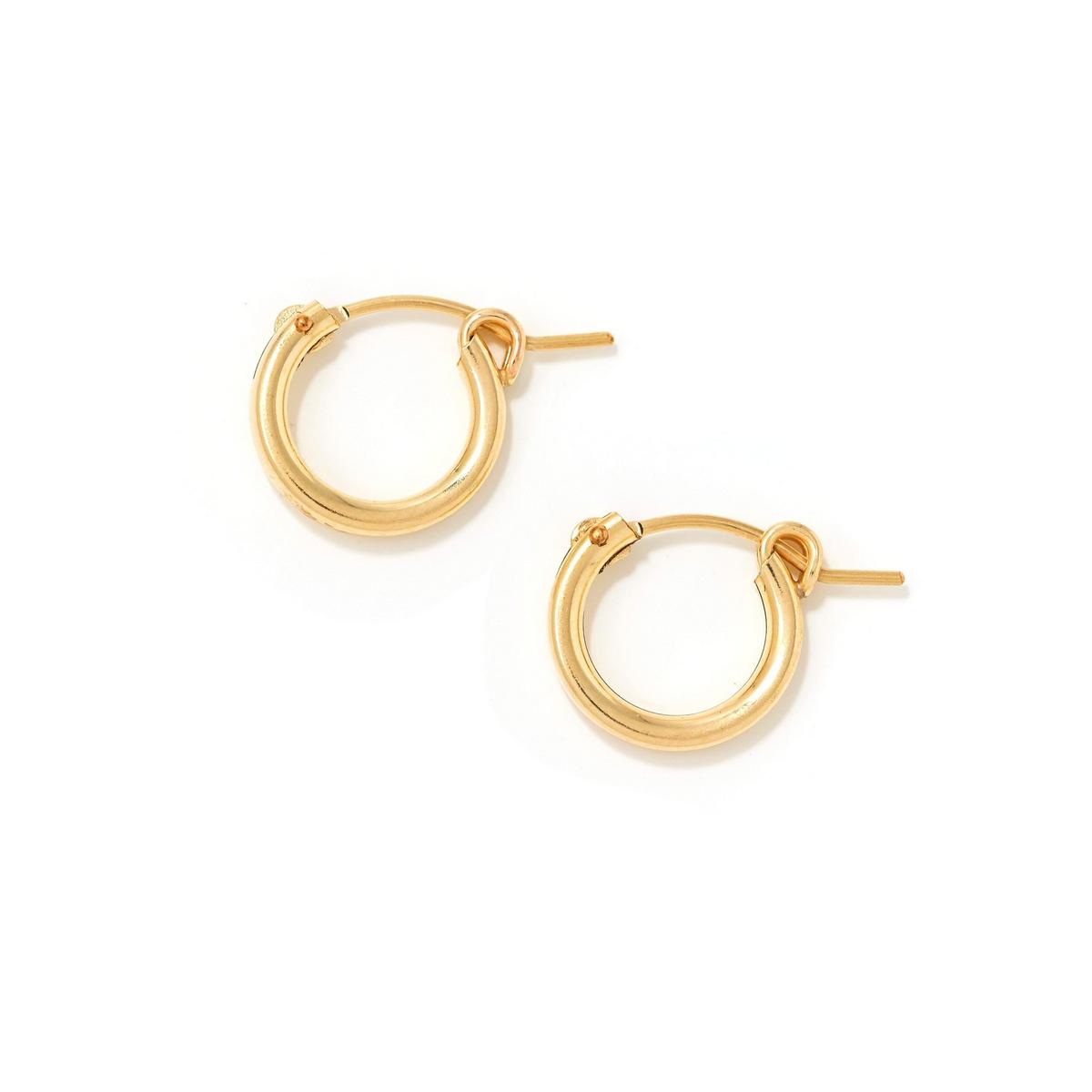 Gold-Filled Wire Hoop Earrings