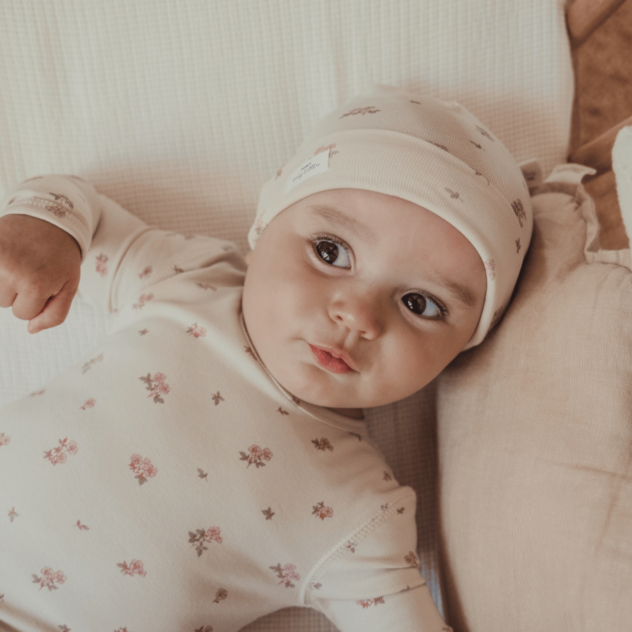 The Printed Pixie Bonnet - Azelea