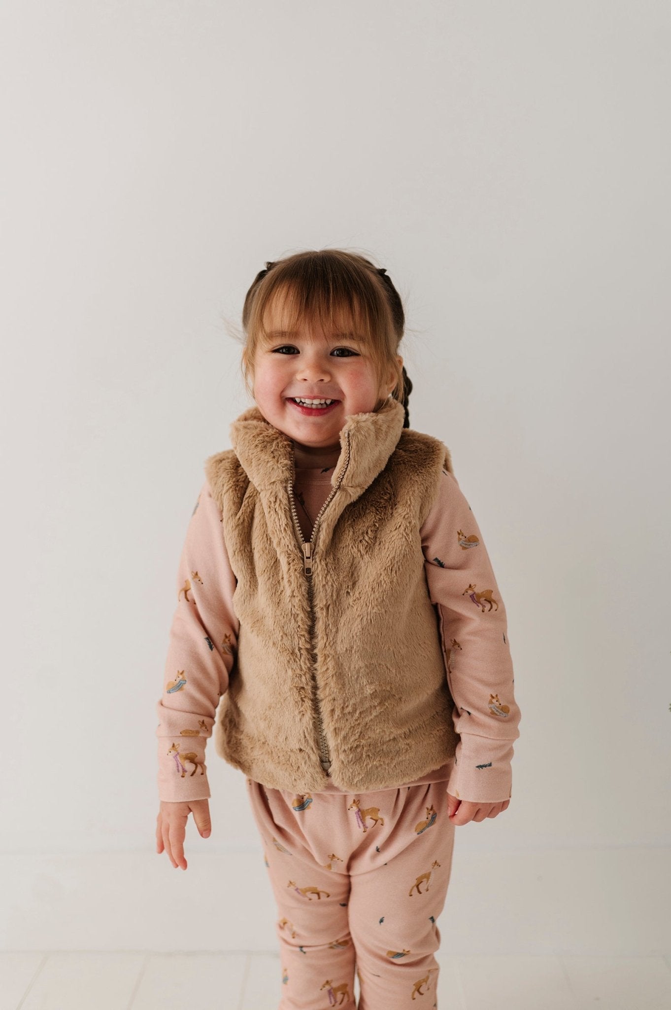 Girl's Fur Vest
