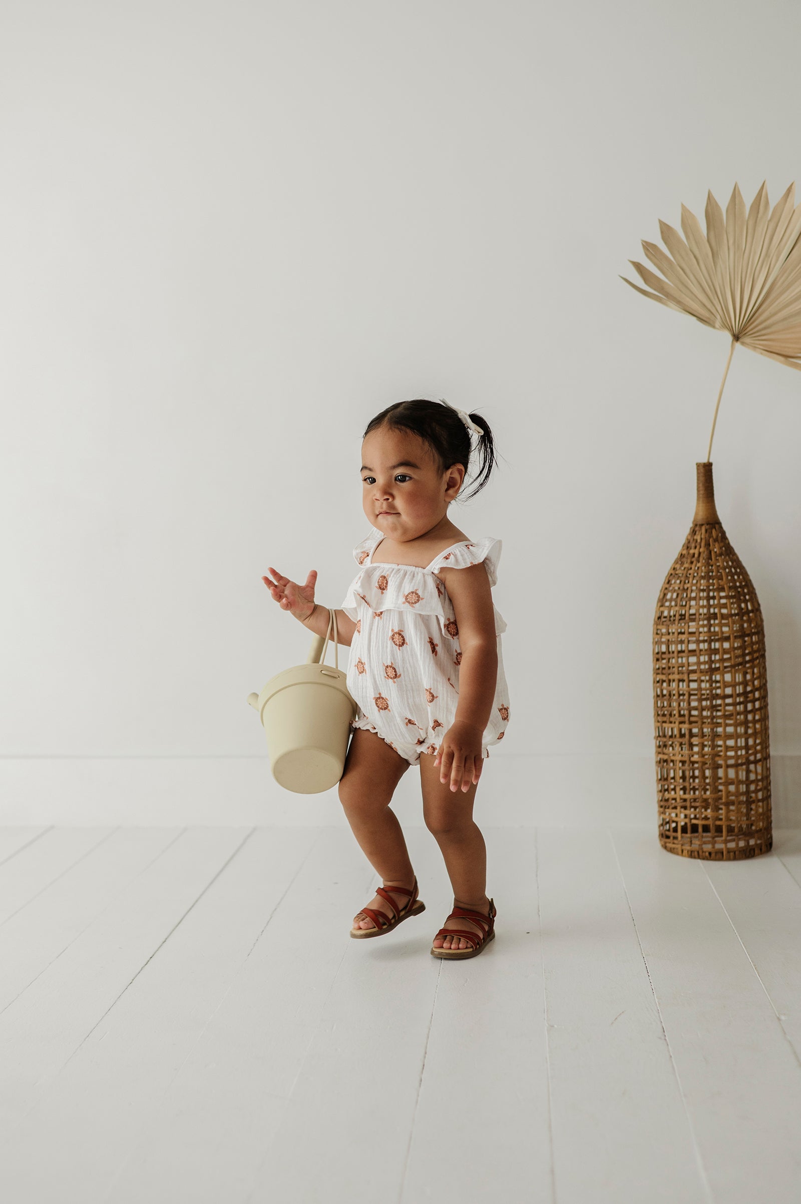 Gauze Bubble Romper