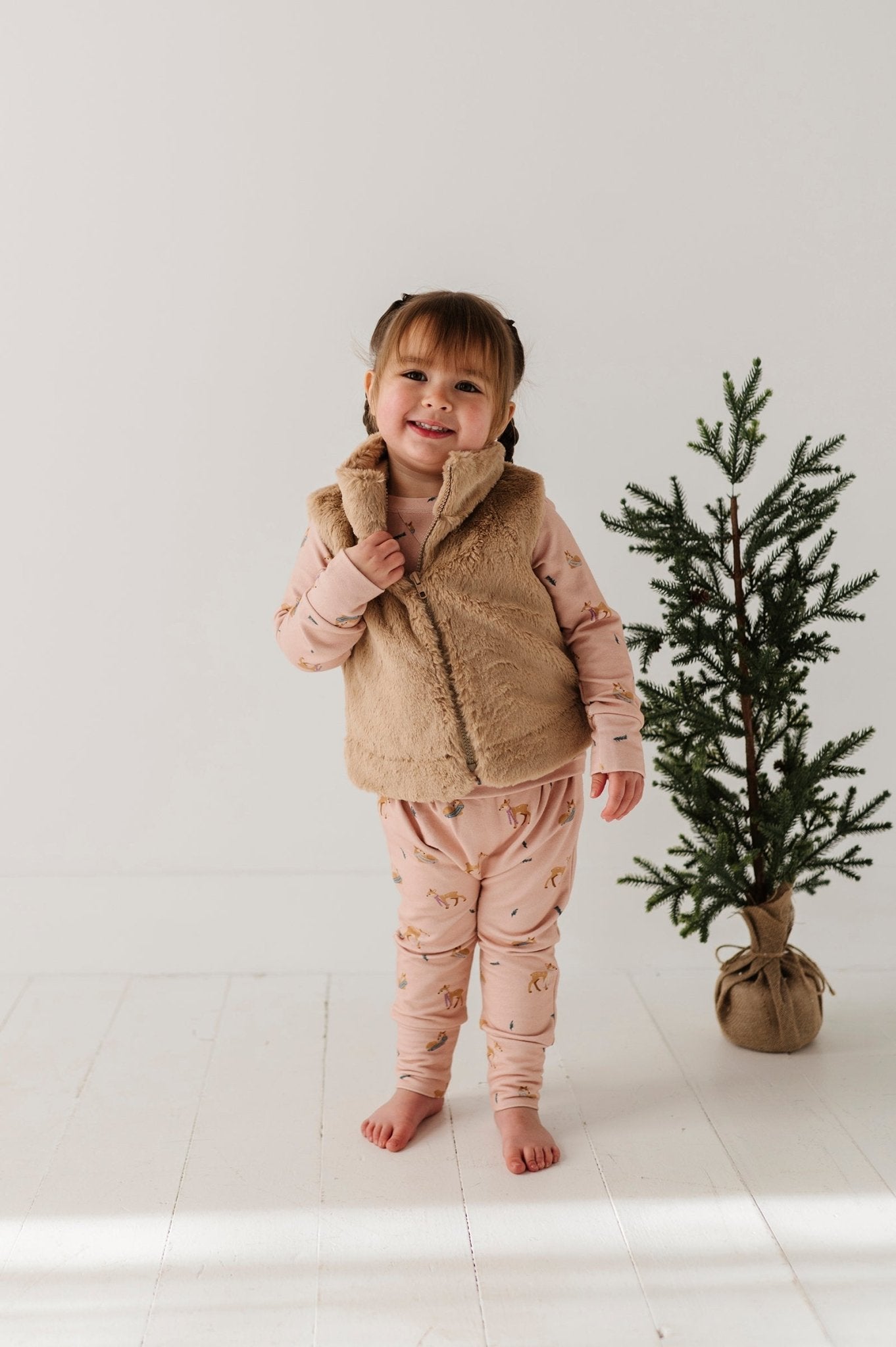 Girl's Fur Vest