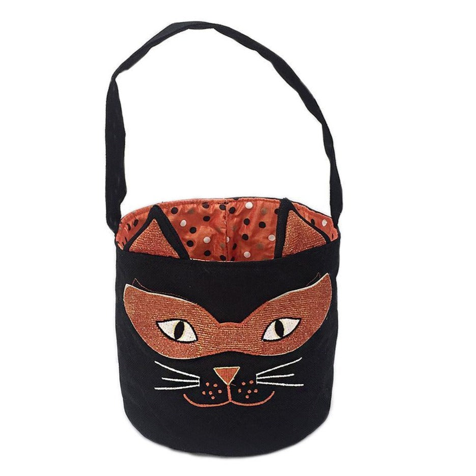 Cat Halloween Bag Basket MON AMI   