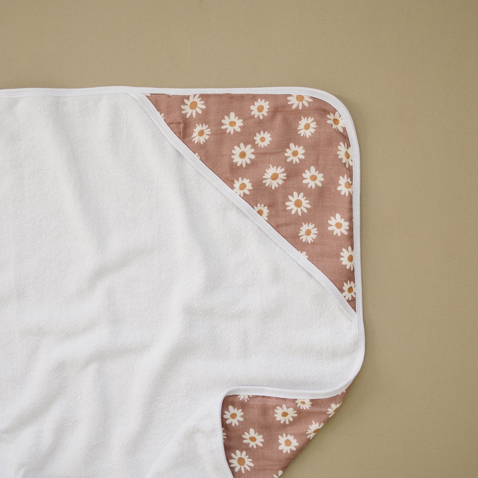 Daisy Dream Muslin Hooded Towel  Mebie Baby   