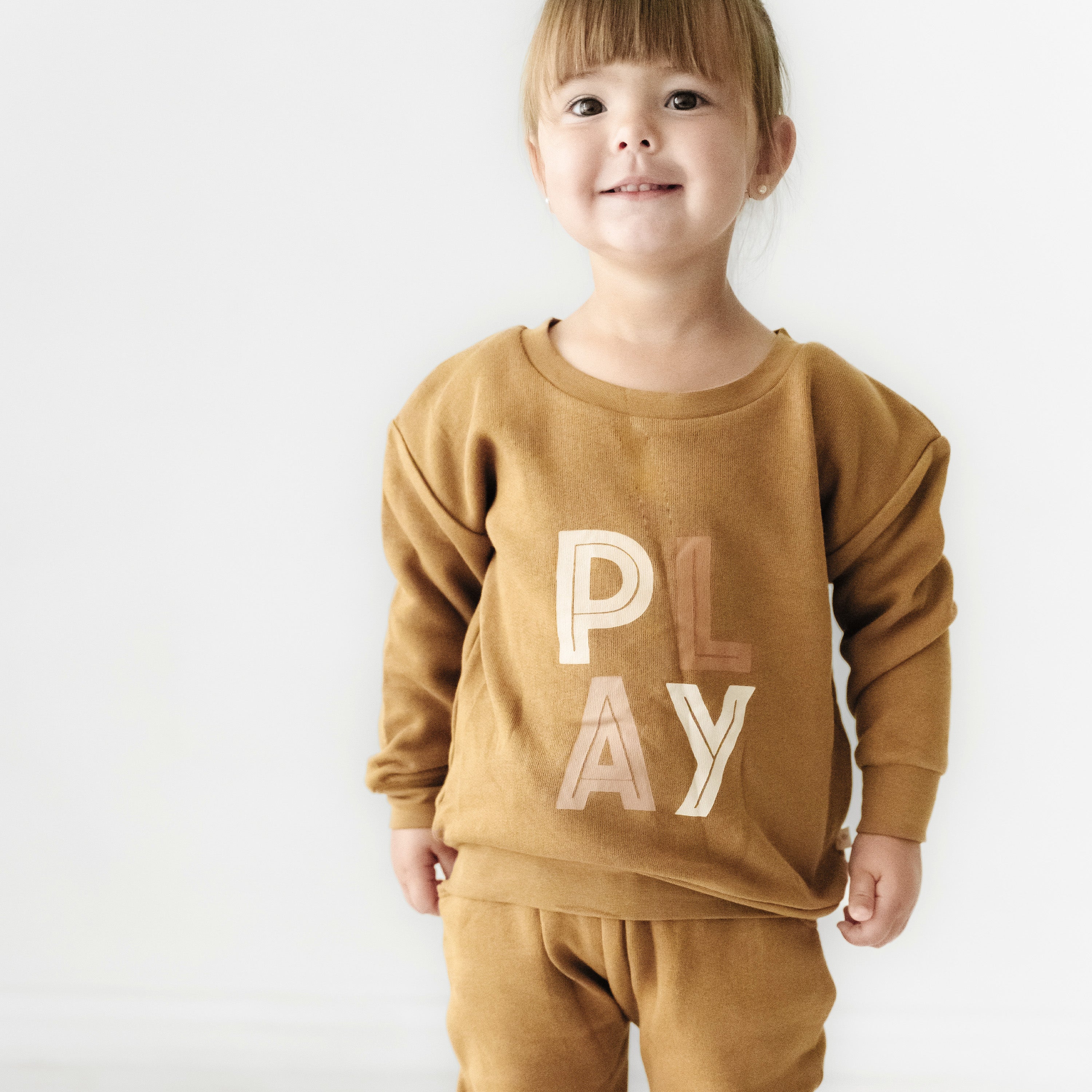 Organic Kids Sweatshirt - Play Sweatshirt Makemake Organics   