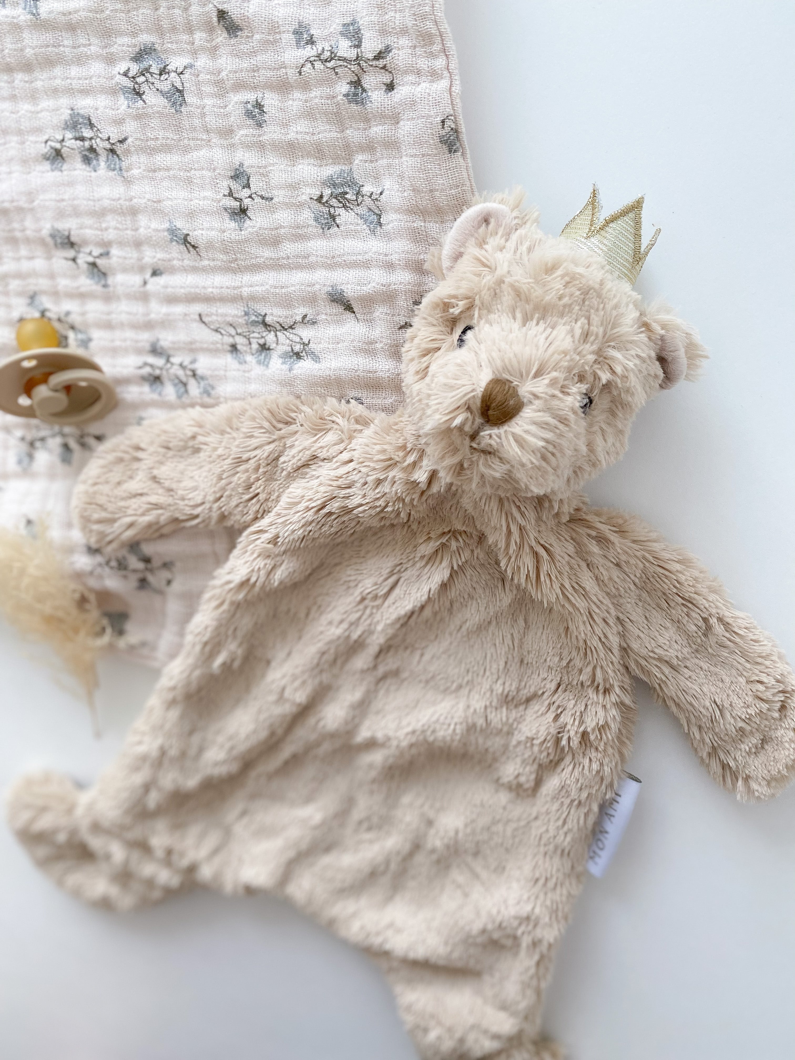 Prince Bear Baby Security Blanket Security Blankie MON AMI   