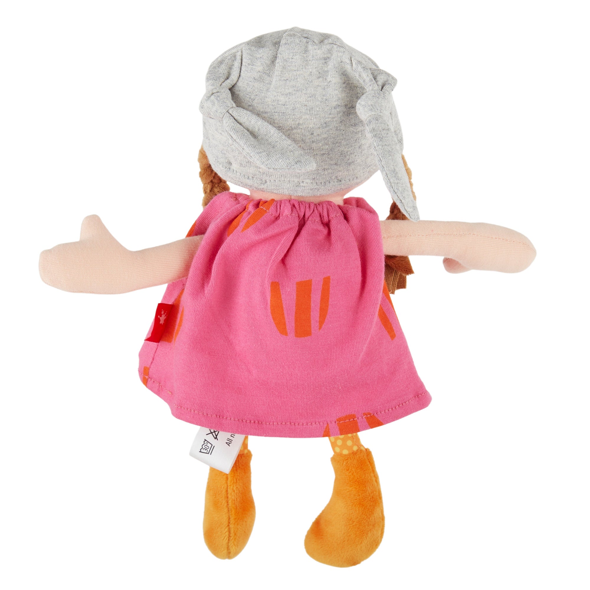 Plush Doll with Pink Outfit