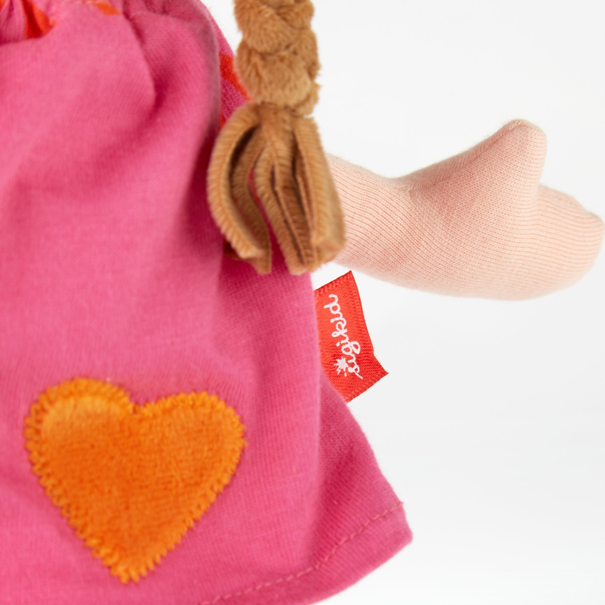 Plush Doll with Pink Outfit