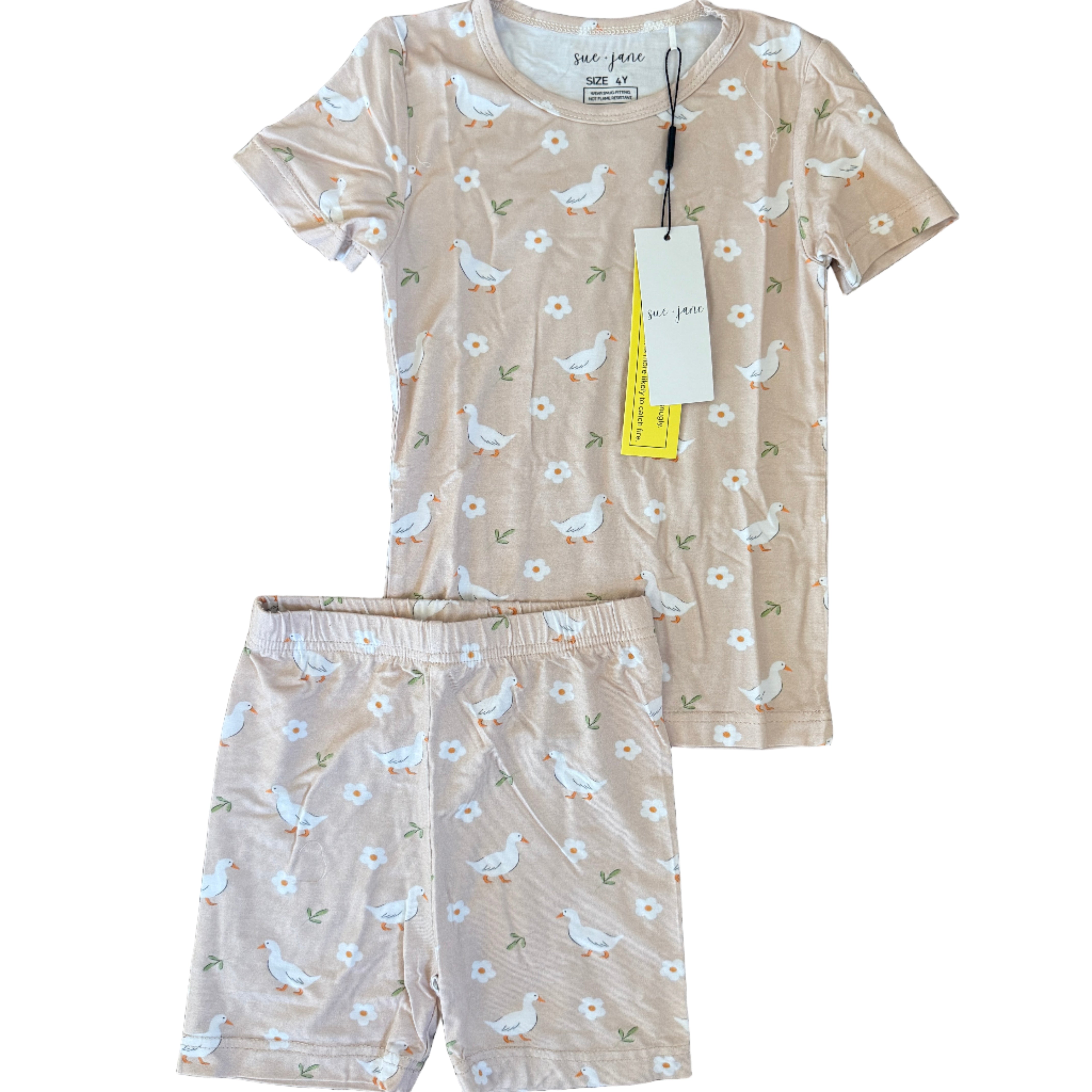 Goose Bamboo Shorts Set