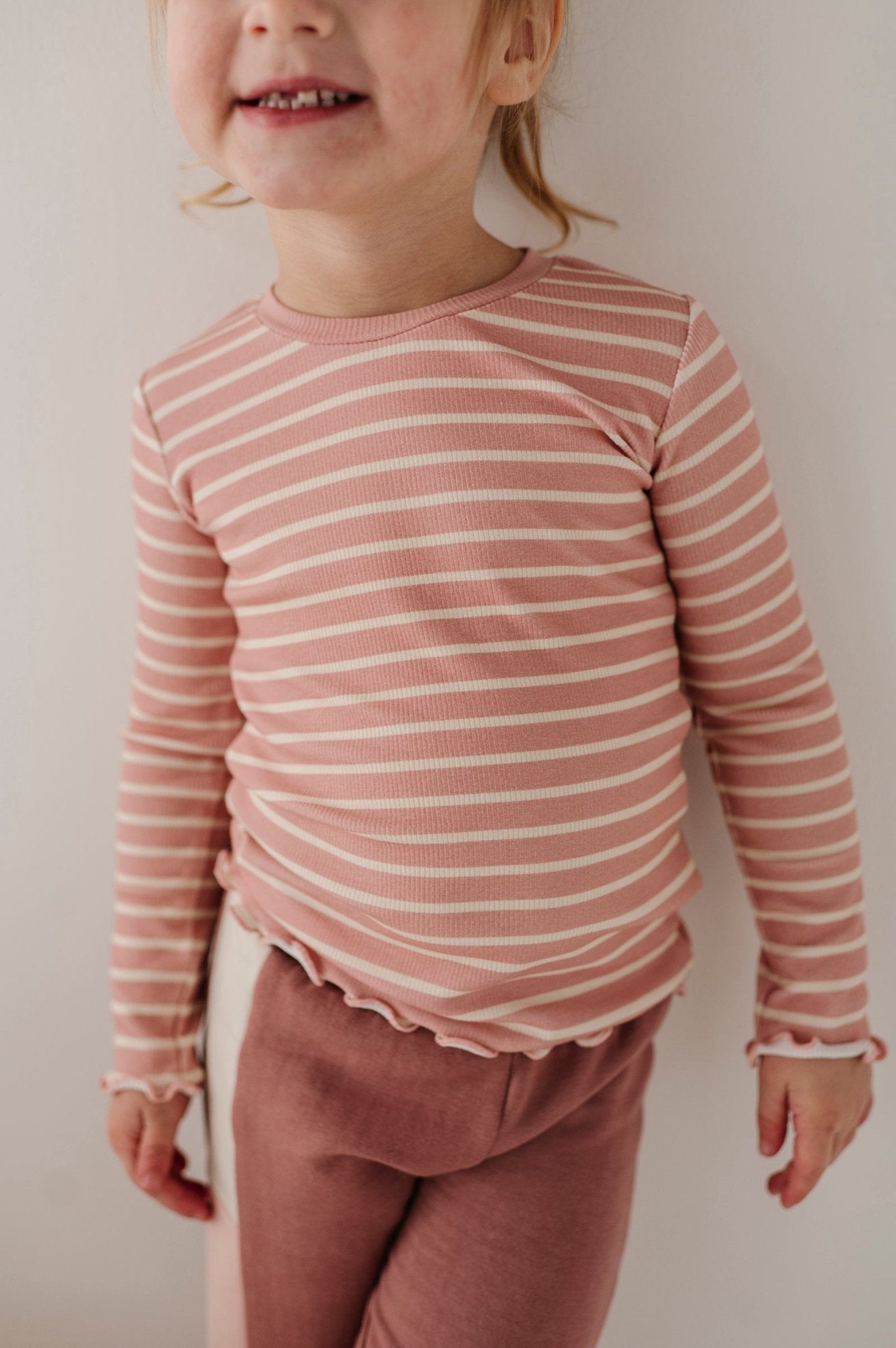 Girl's Lettuce Hem Tee