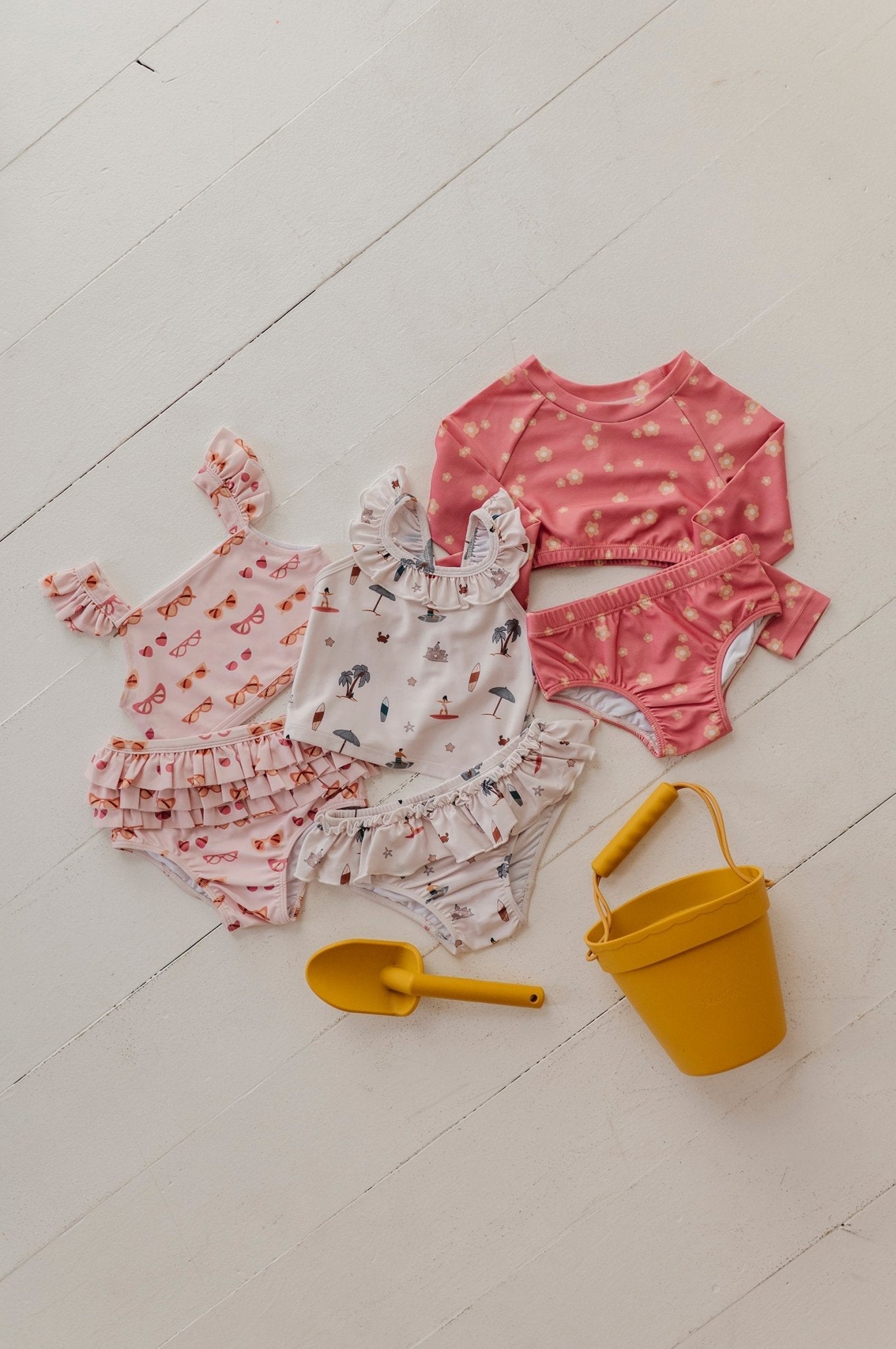 Girl's Two-Piece Tankini Swim Set