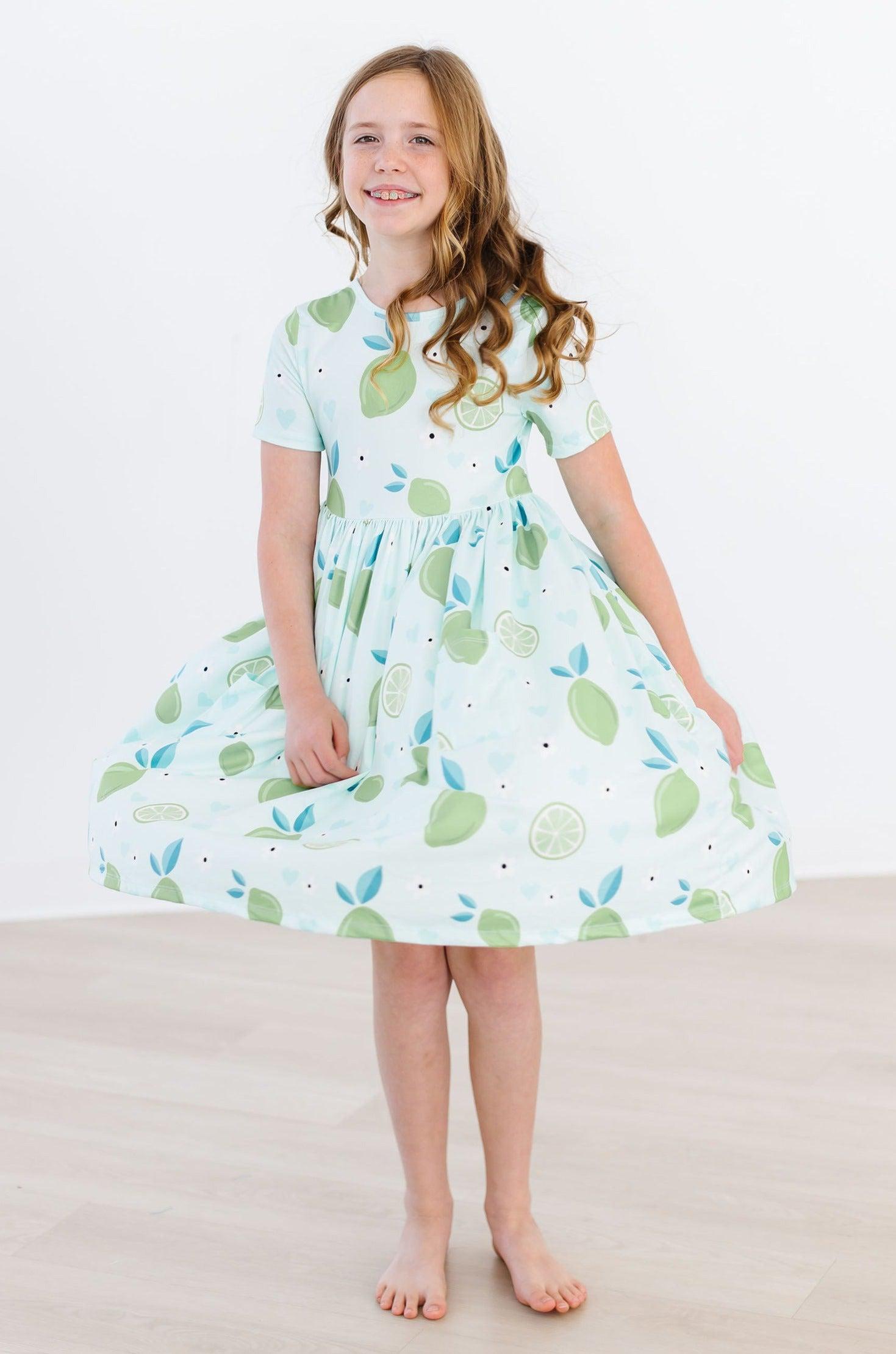 SALE Key Lime Cutie S/S Pocket Twirl Dress