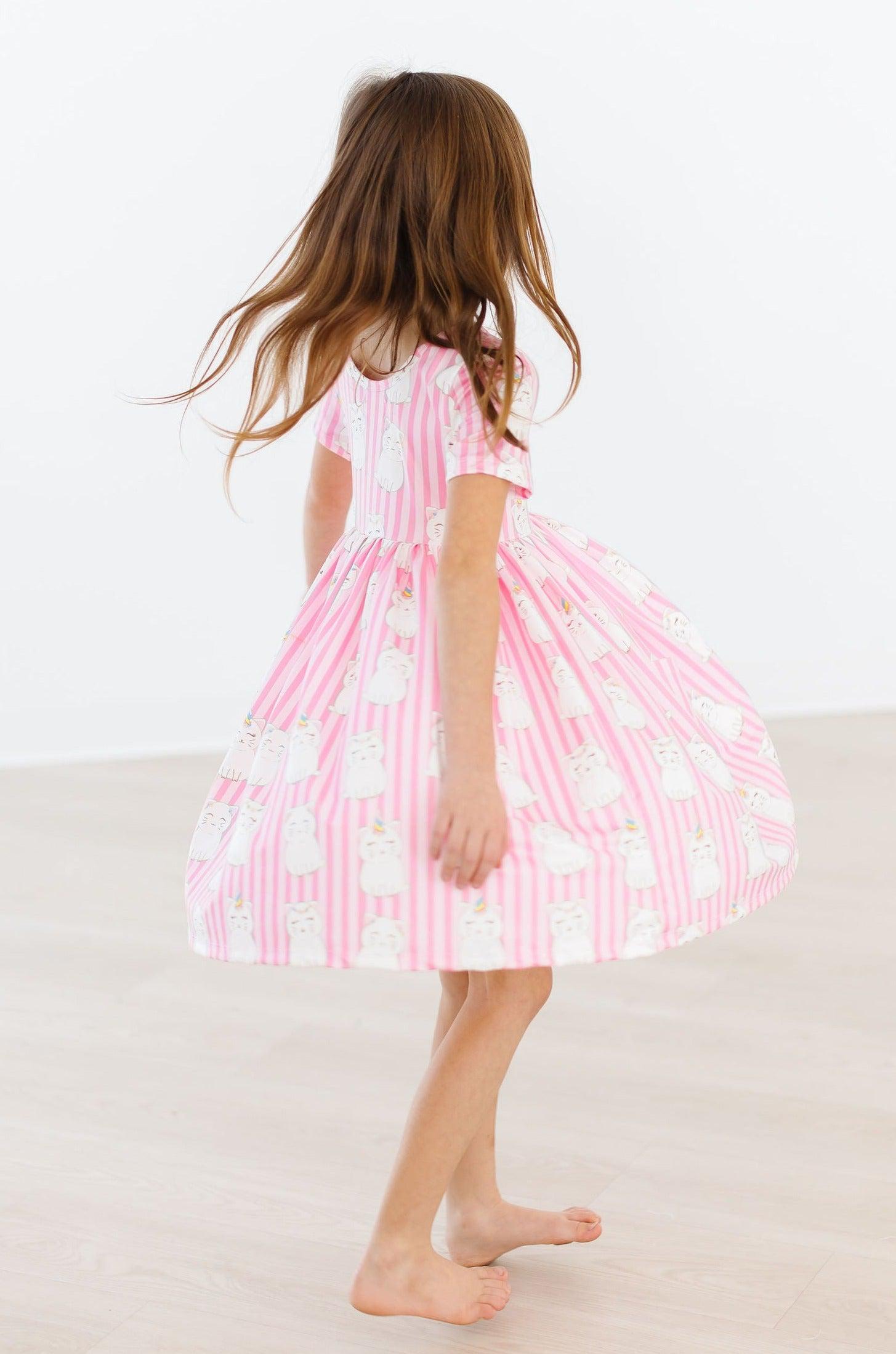 SALE Kittycorn S/S Pocket Twirl Dress