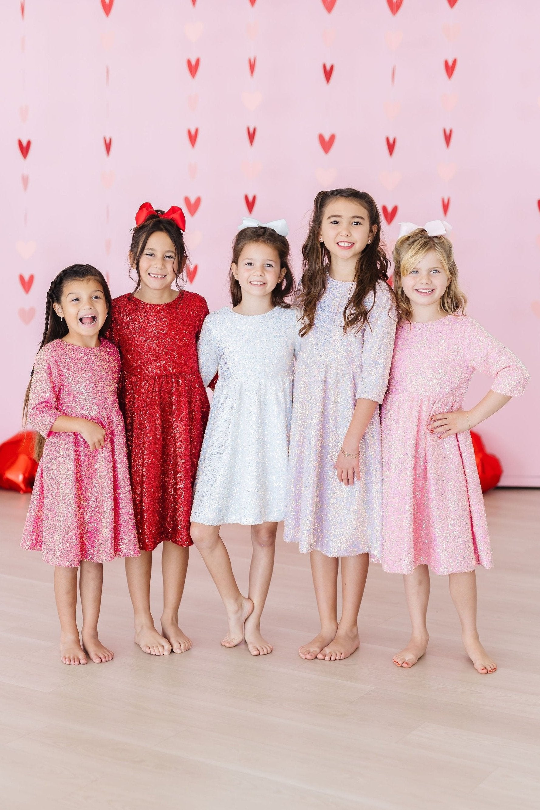 Red Sequin Dress