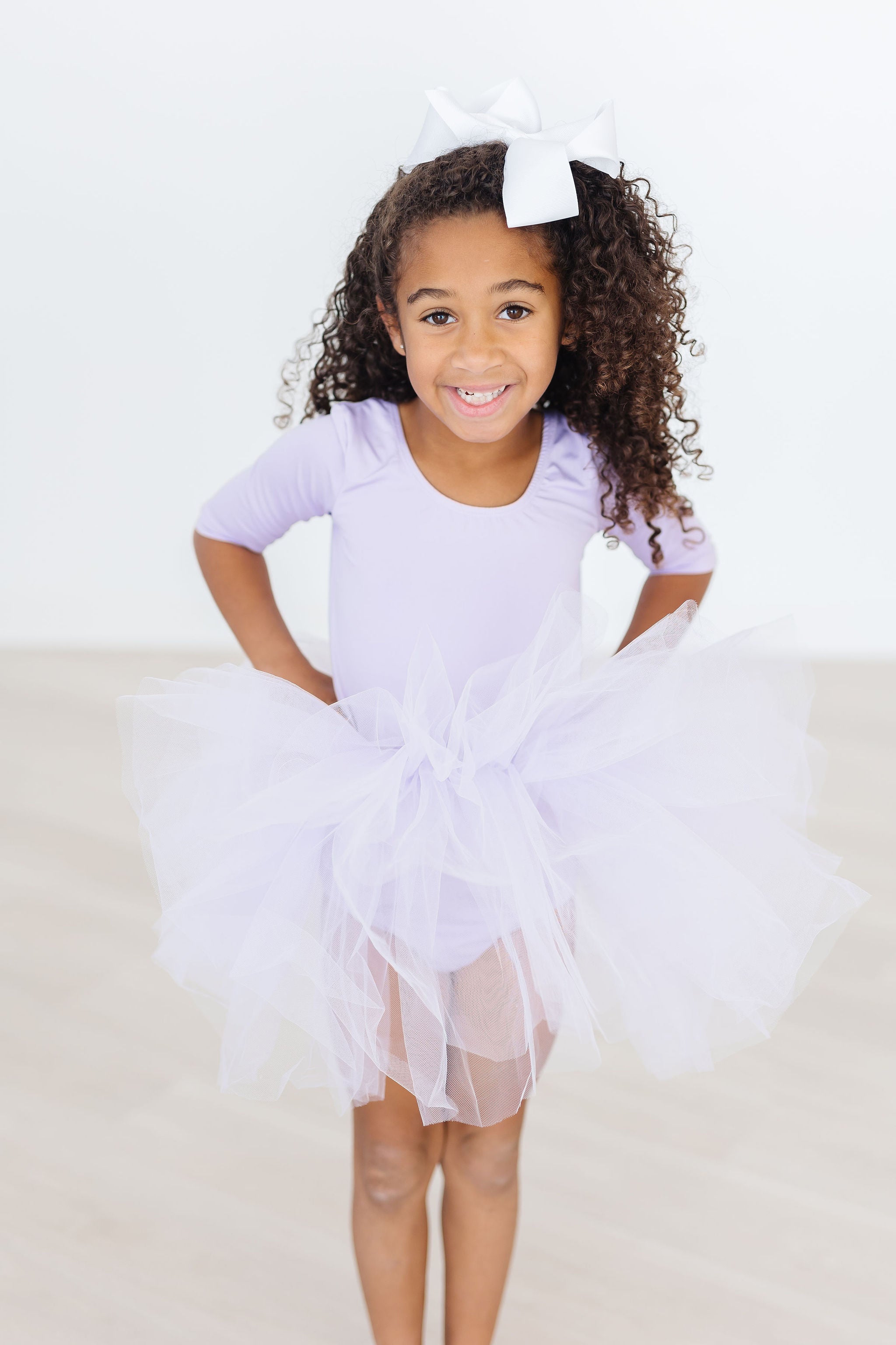 Lavender 3/4 Tutu Leotard