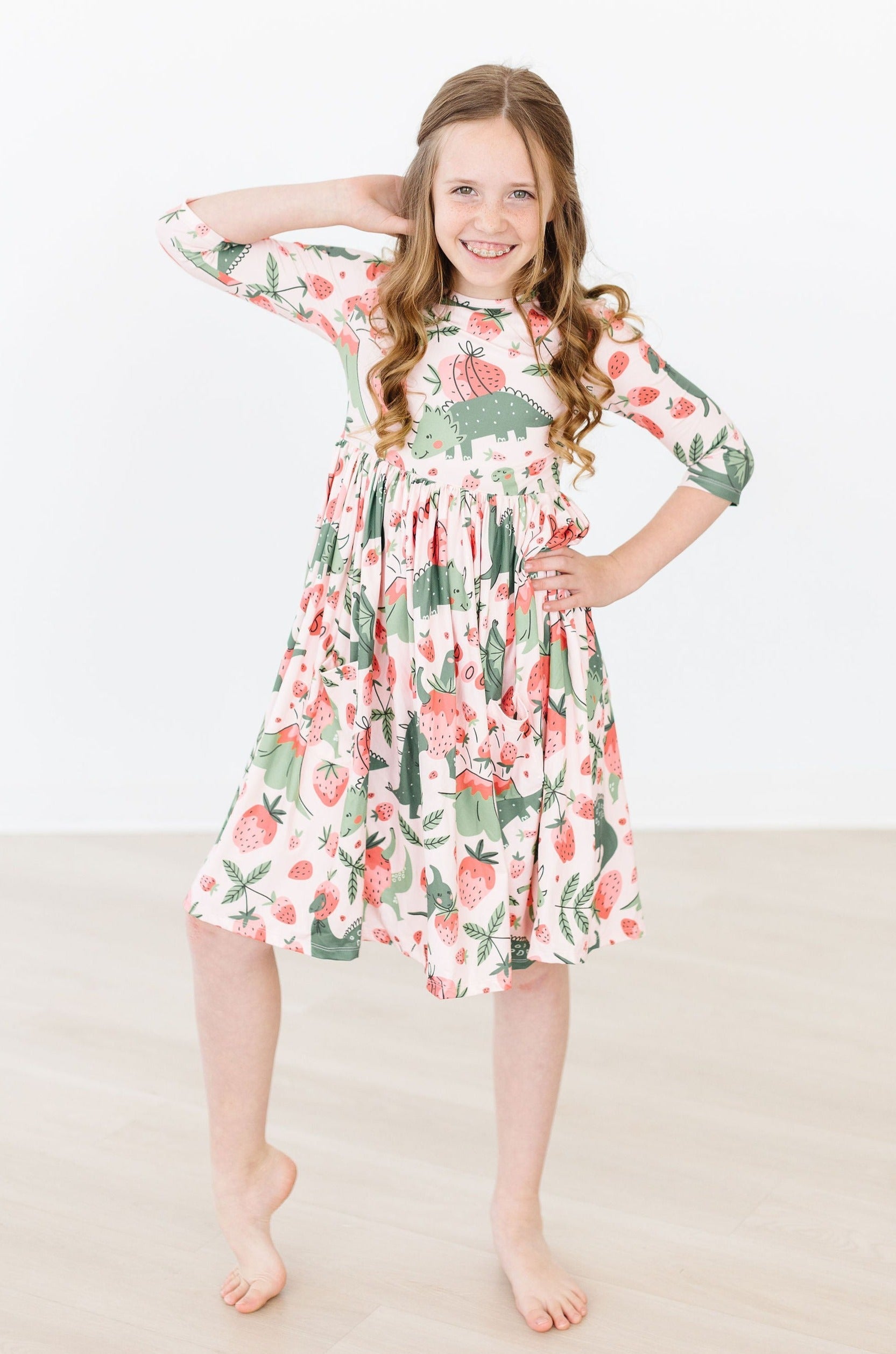 Hear Me Roar Pocket Twirl Dress