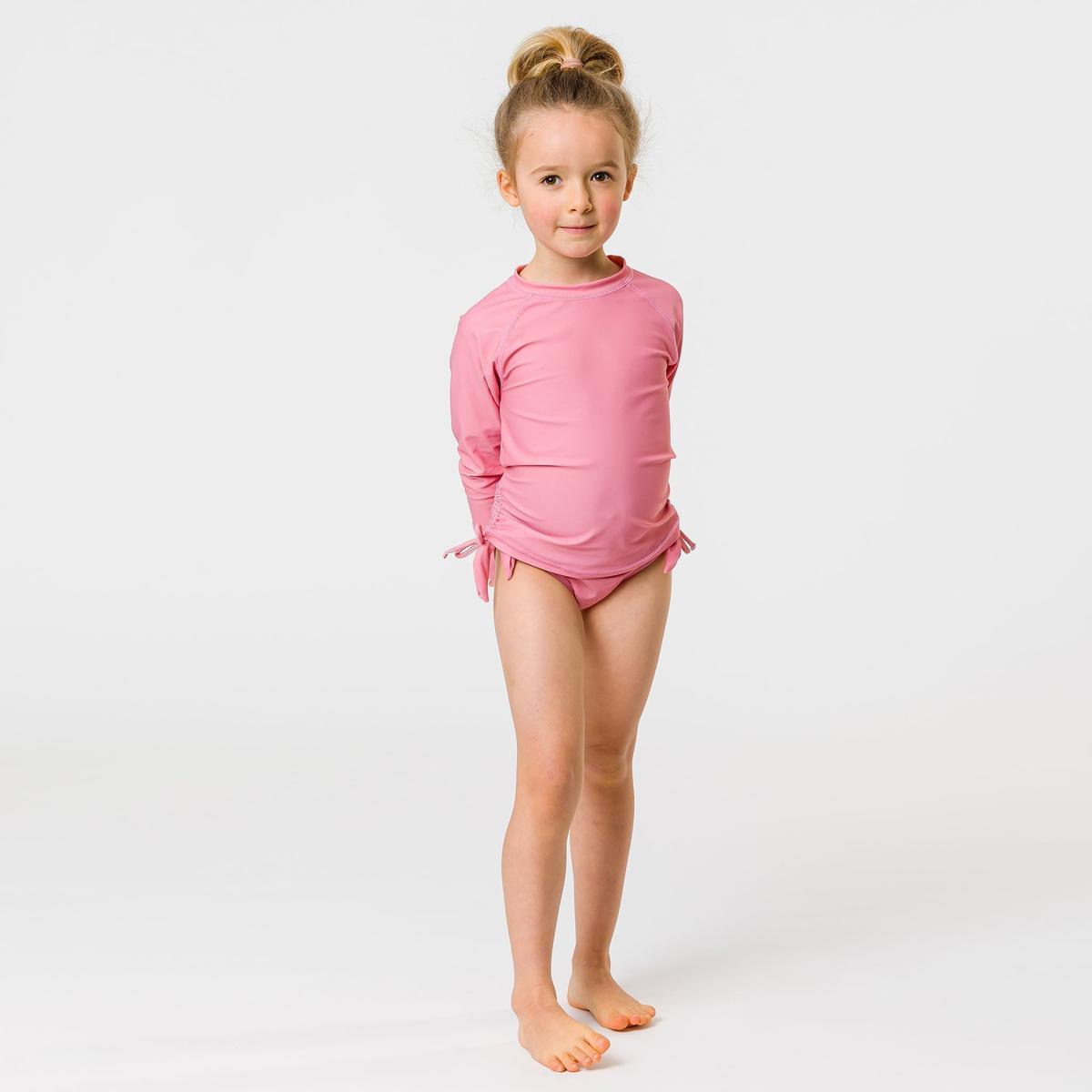Kids LS Rash Top - Blush