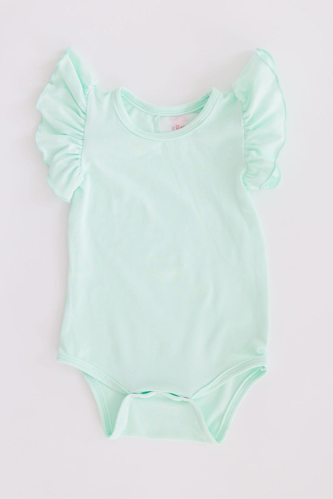 Pastel Green S/S Flutter Bodysuit