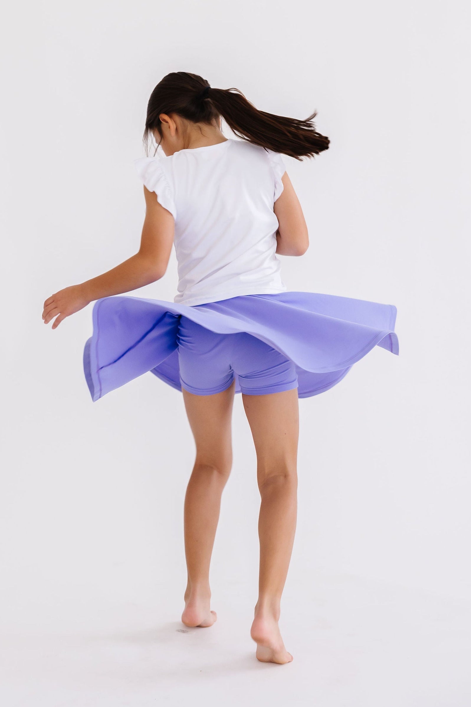 Periwinkle Twirl Skort