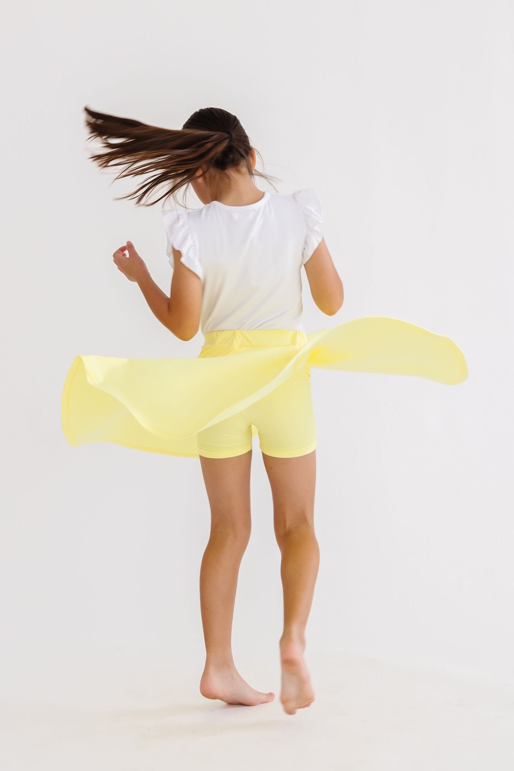 Yellow Twirl Skort