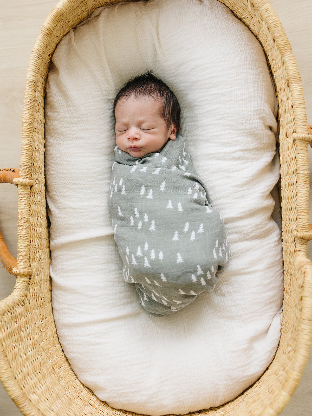 Pines Muslin Swaddle Blanket  Mebie Baby   