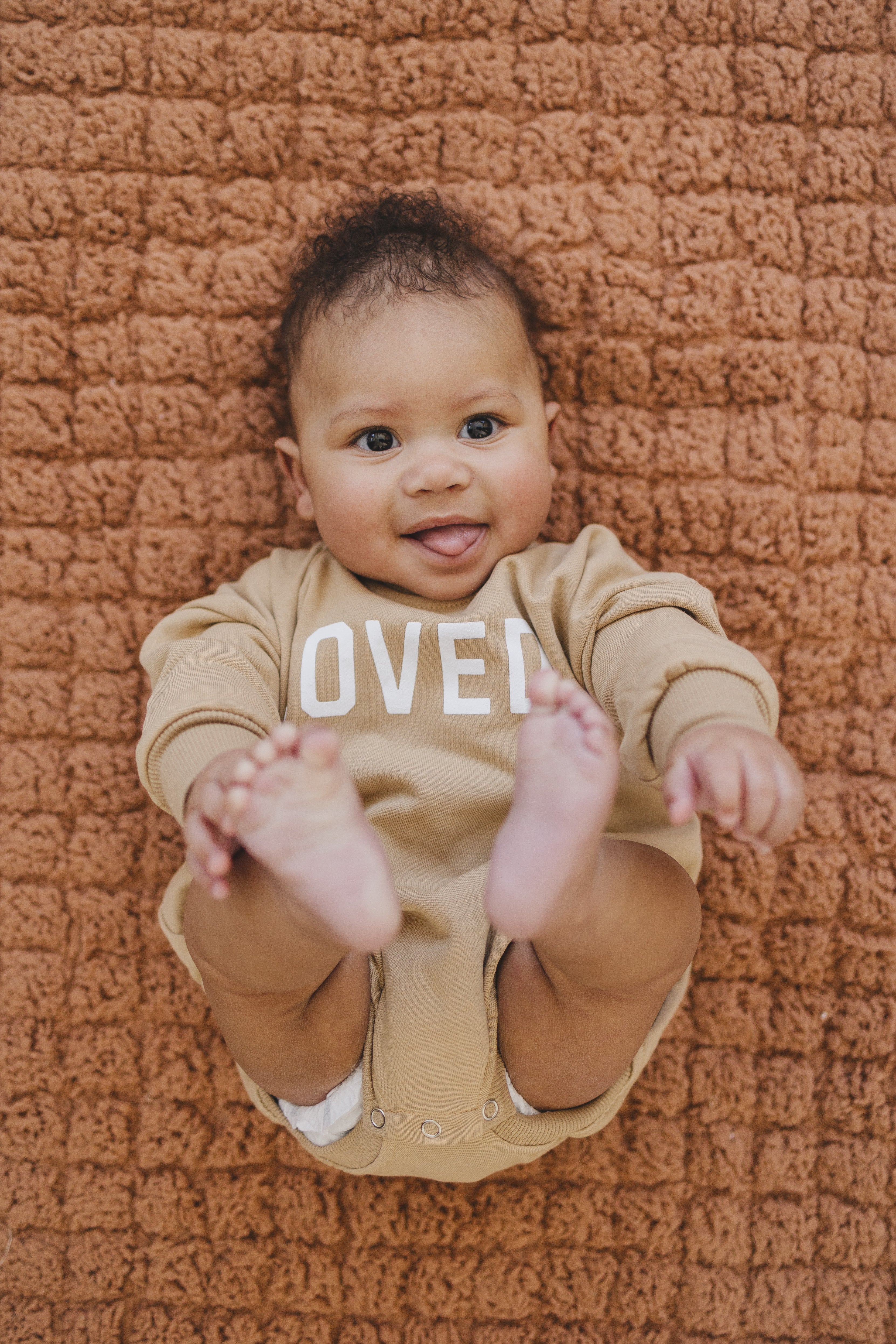 Loved Sweatshirt Romper - More Colors