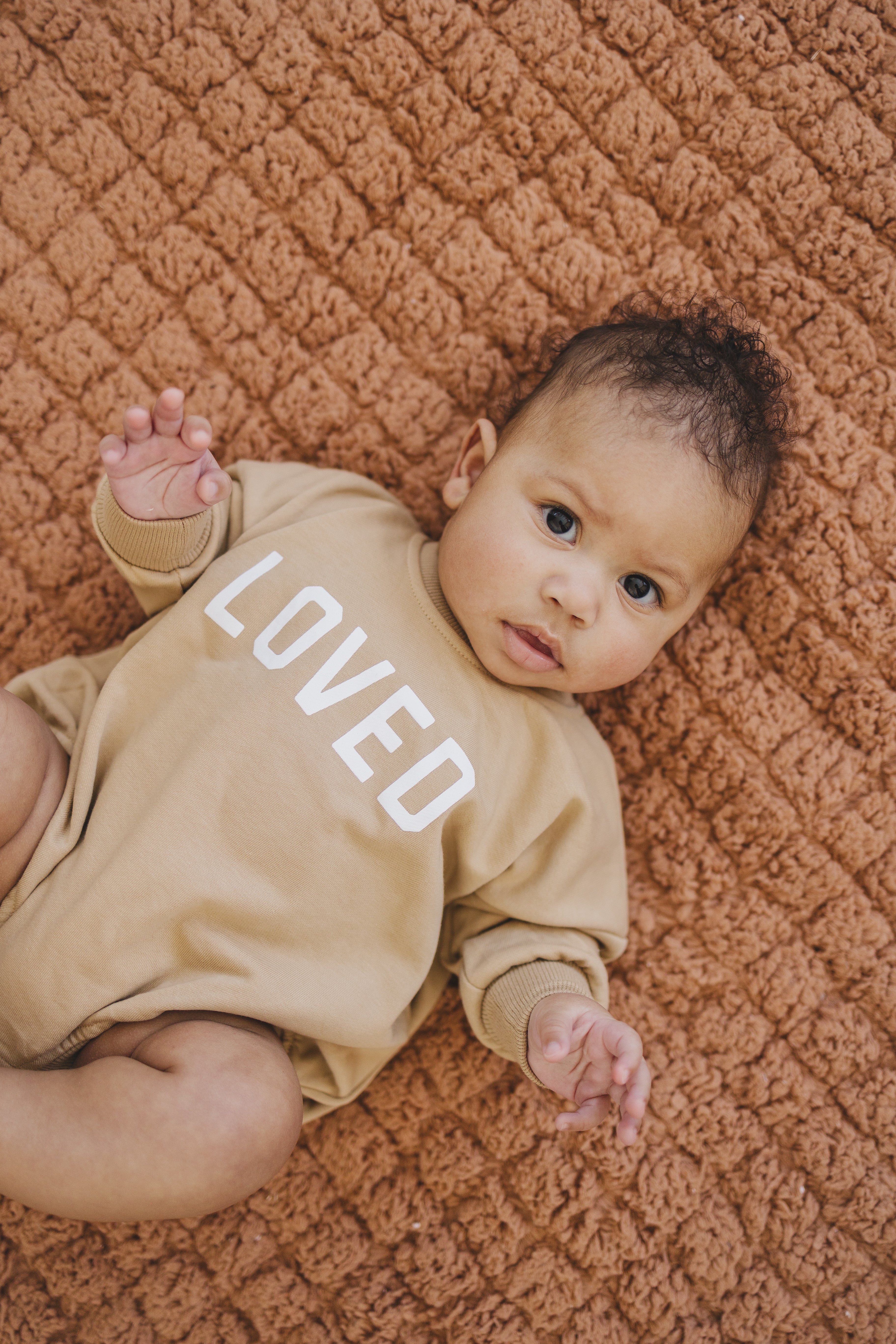 Loved Sweatshirt Romper - More Colors