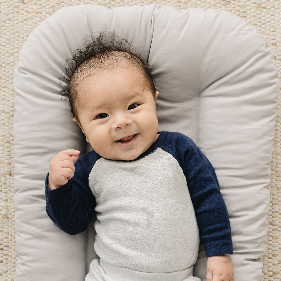 Infant Lounger Pillow - Stone