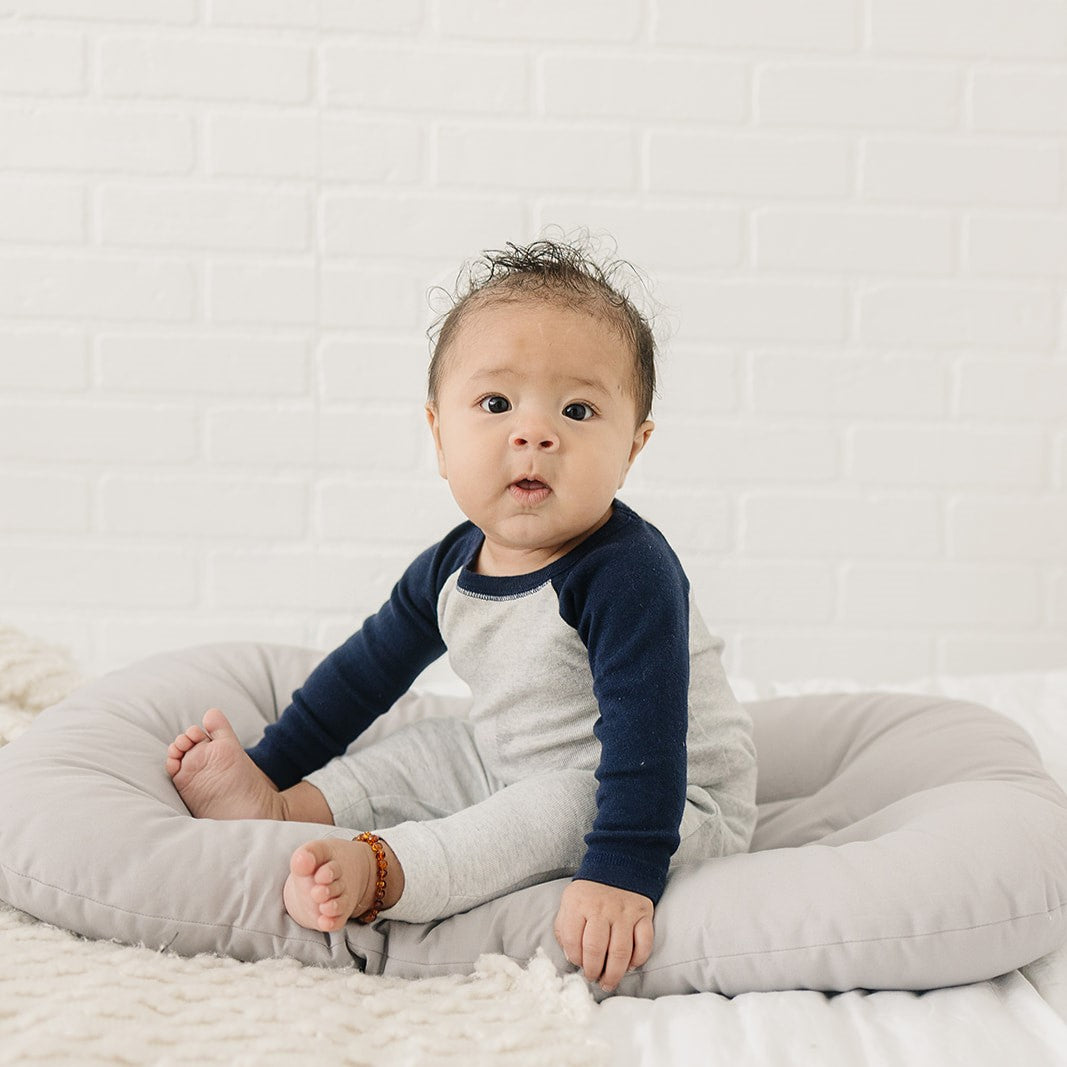 Infant Lounger Pillow - Stone