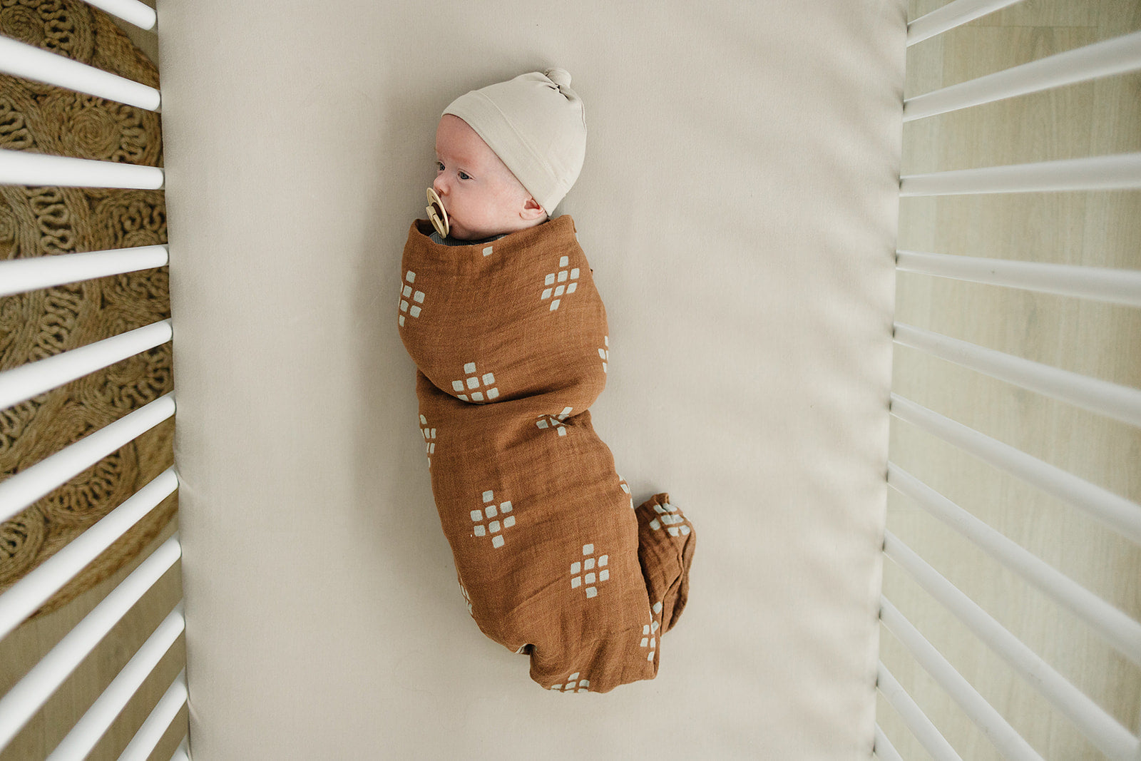 Chestnut Textiles Muslin Swaddle Blanket  Mebie Baby   