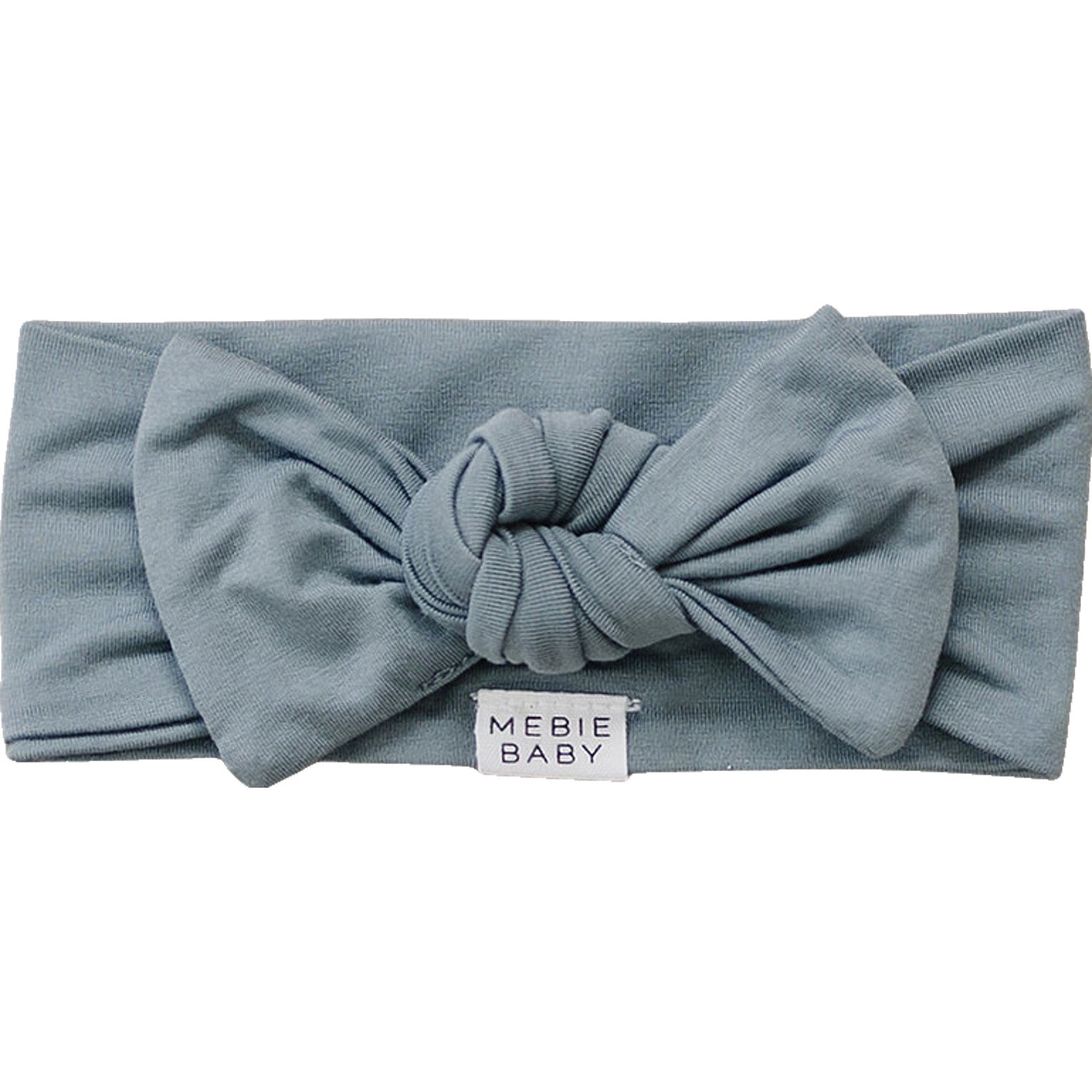 Dusty Blue Bamboo Head Wrap  Mebie Baby   