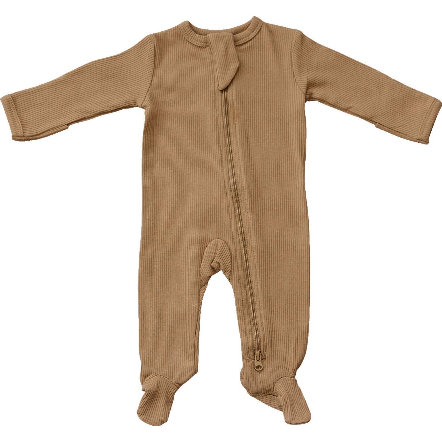 Cafe Organic Cotton Ribbed Zipper  Mebie Baby   