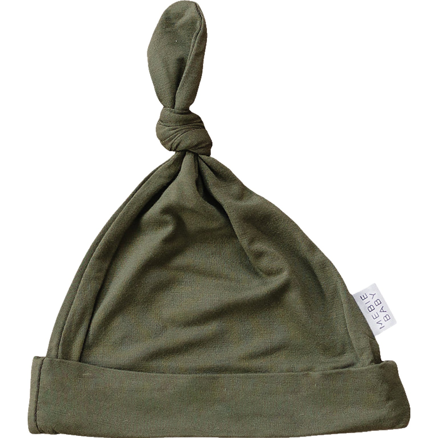 Olive Bamboo Newborn Knot Hat  Mebie Baby   