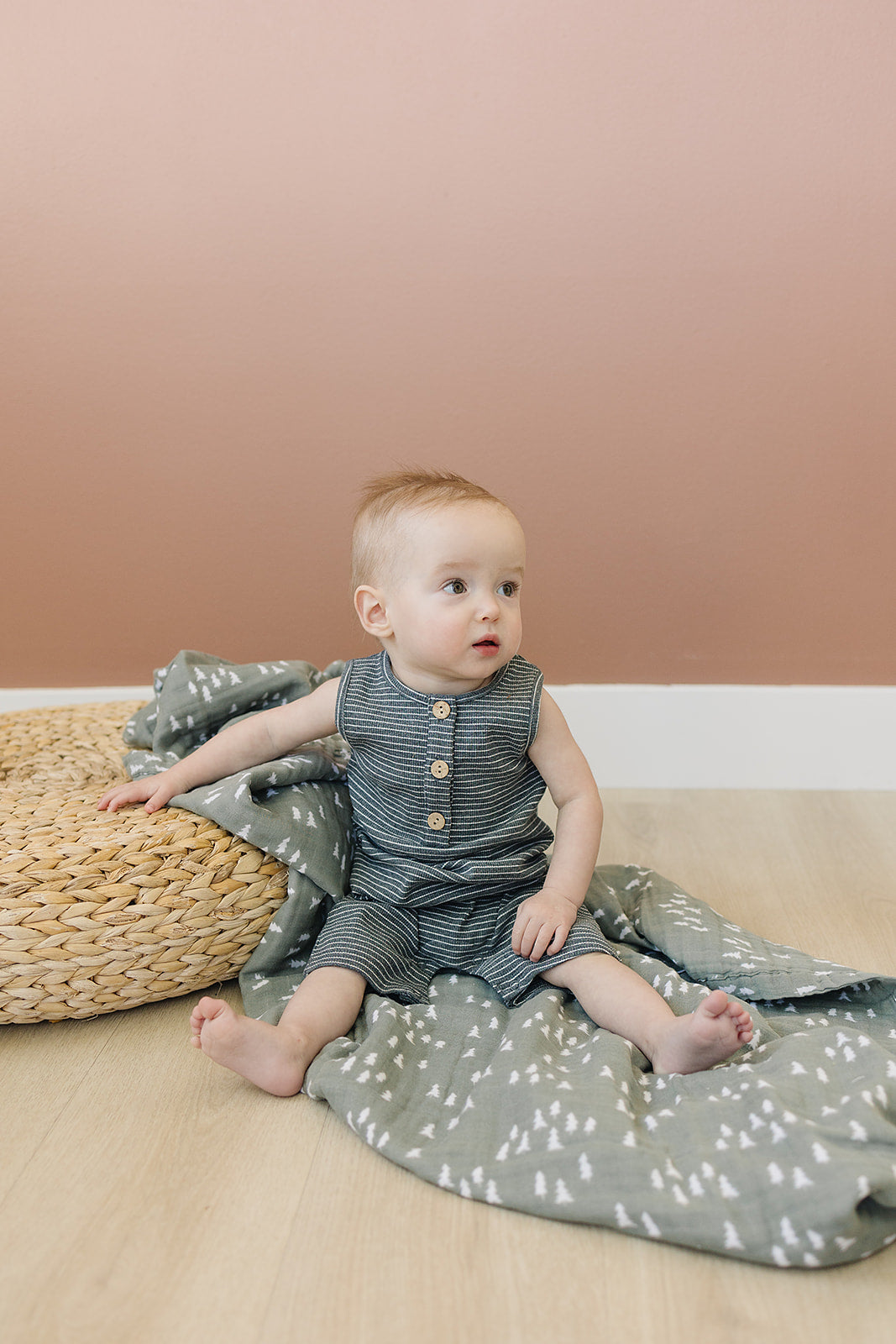 Pines Muslin Quilt  Mebie Baby   