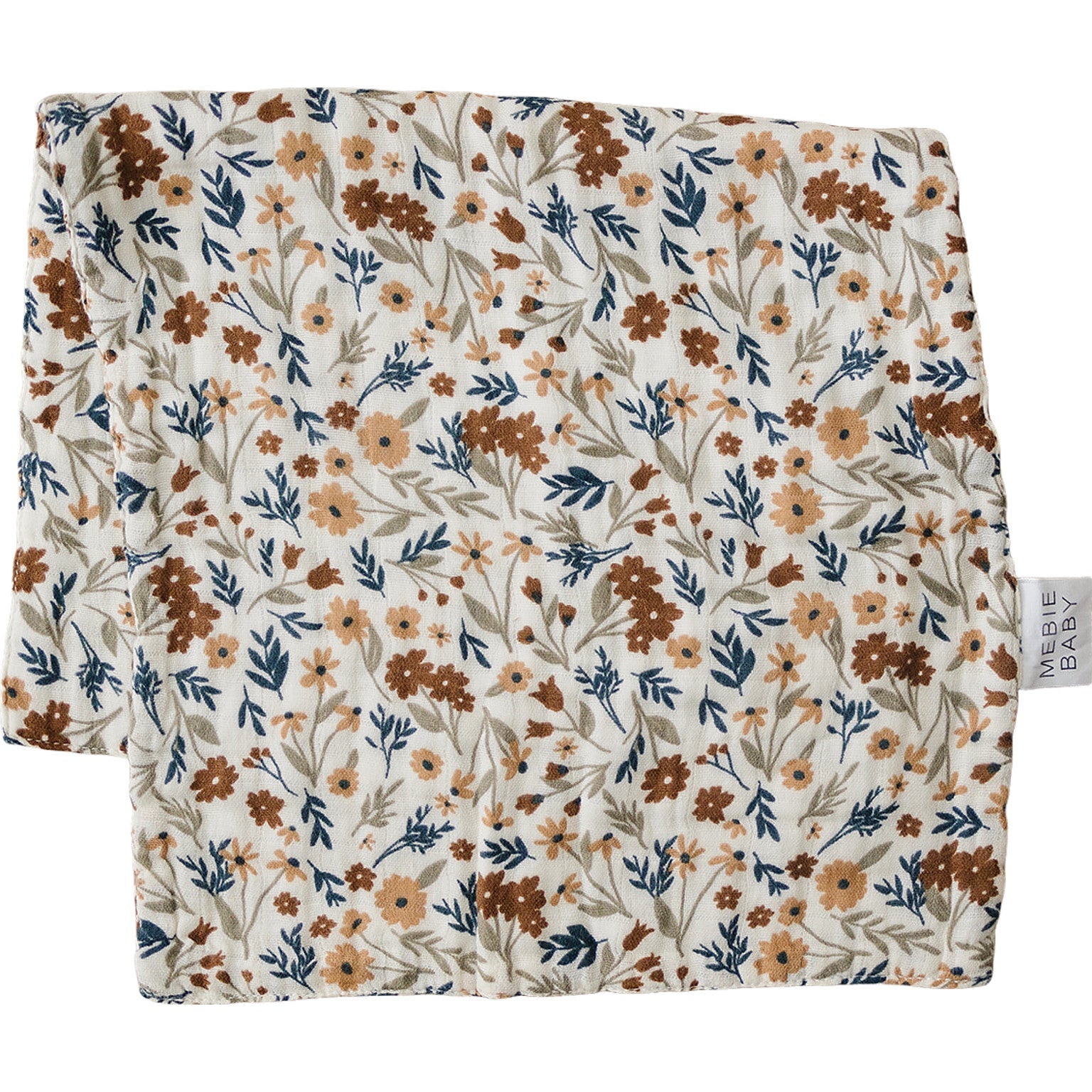 Harvest Floral Muslin Burp Cloth  Mebie Baby   