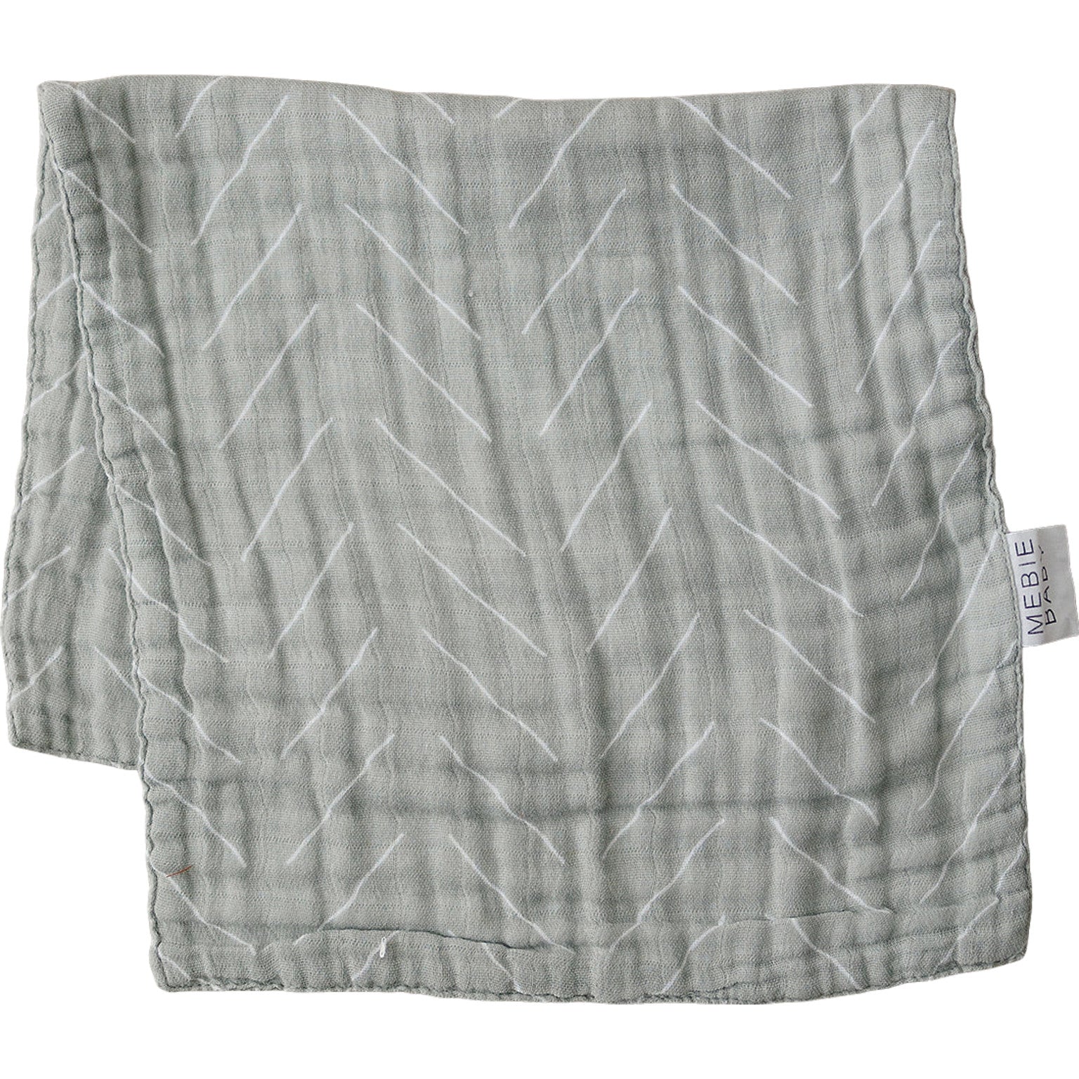 Desert Sage Muslin Burp Cloth  Mebie Baby   