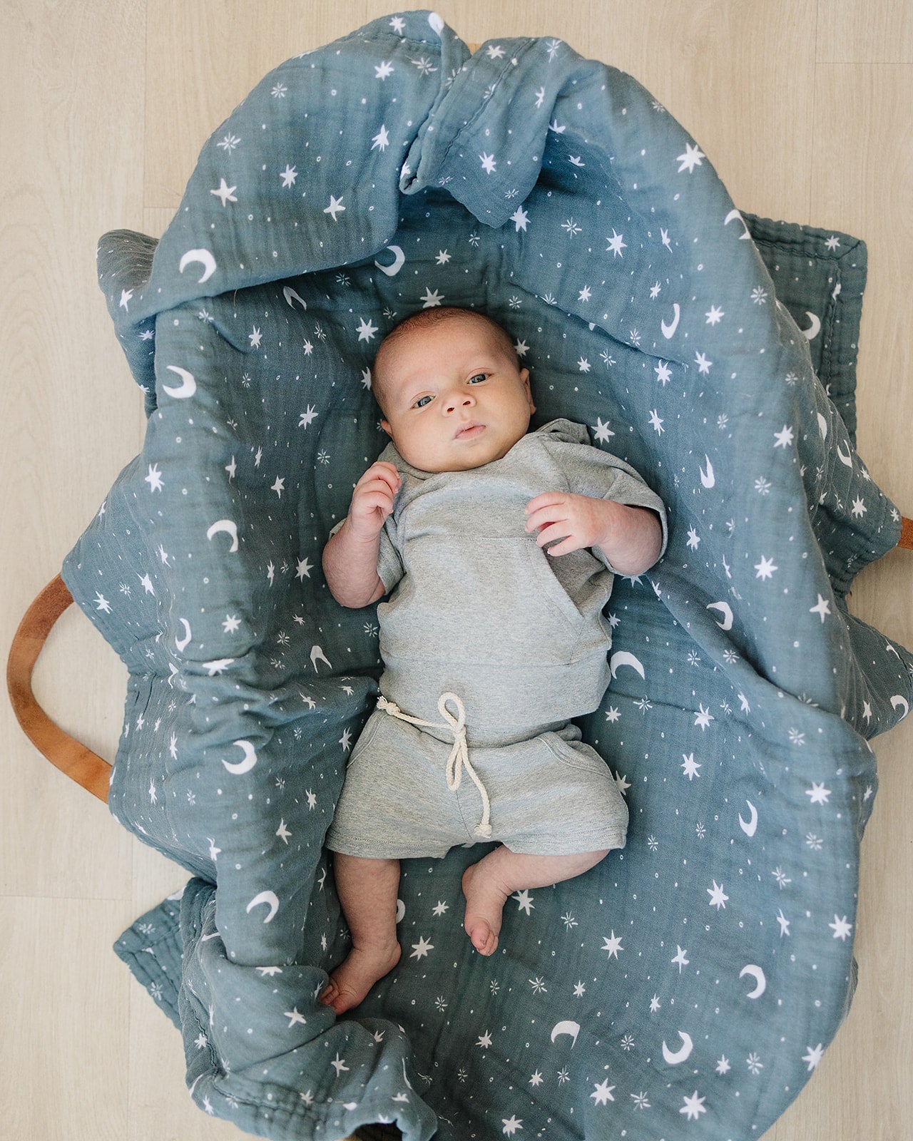 Night Sky Muslin Quilt  Mebie Baby   