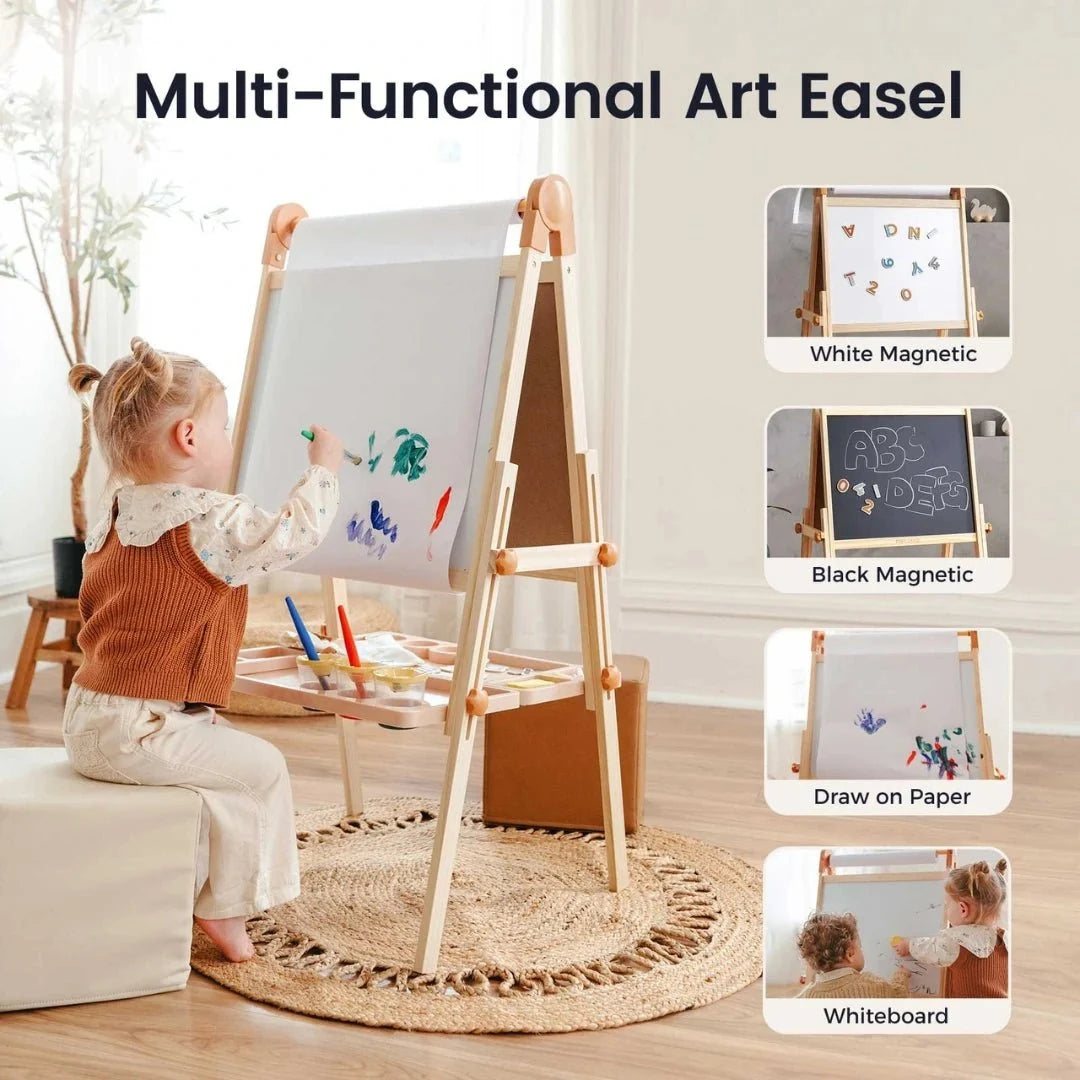Tiny Land® Caramel Magnitales Easel & Paper Roll Set