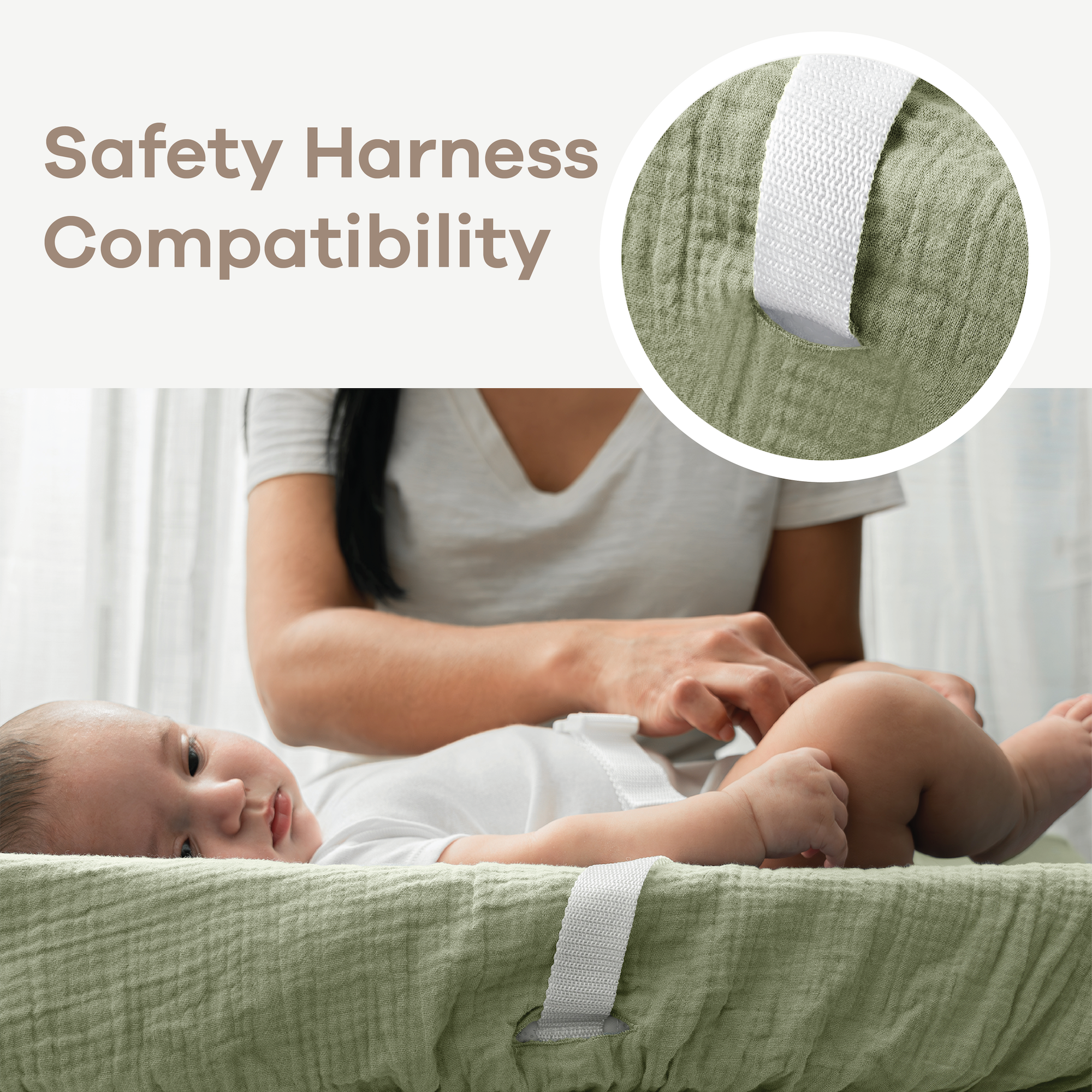 Muslin Fitted Changing Pad Cover