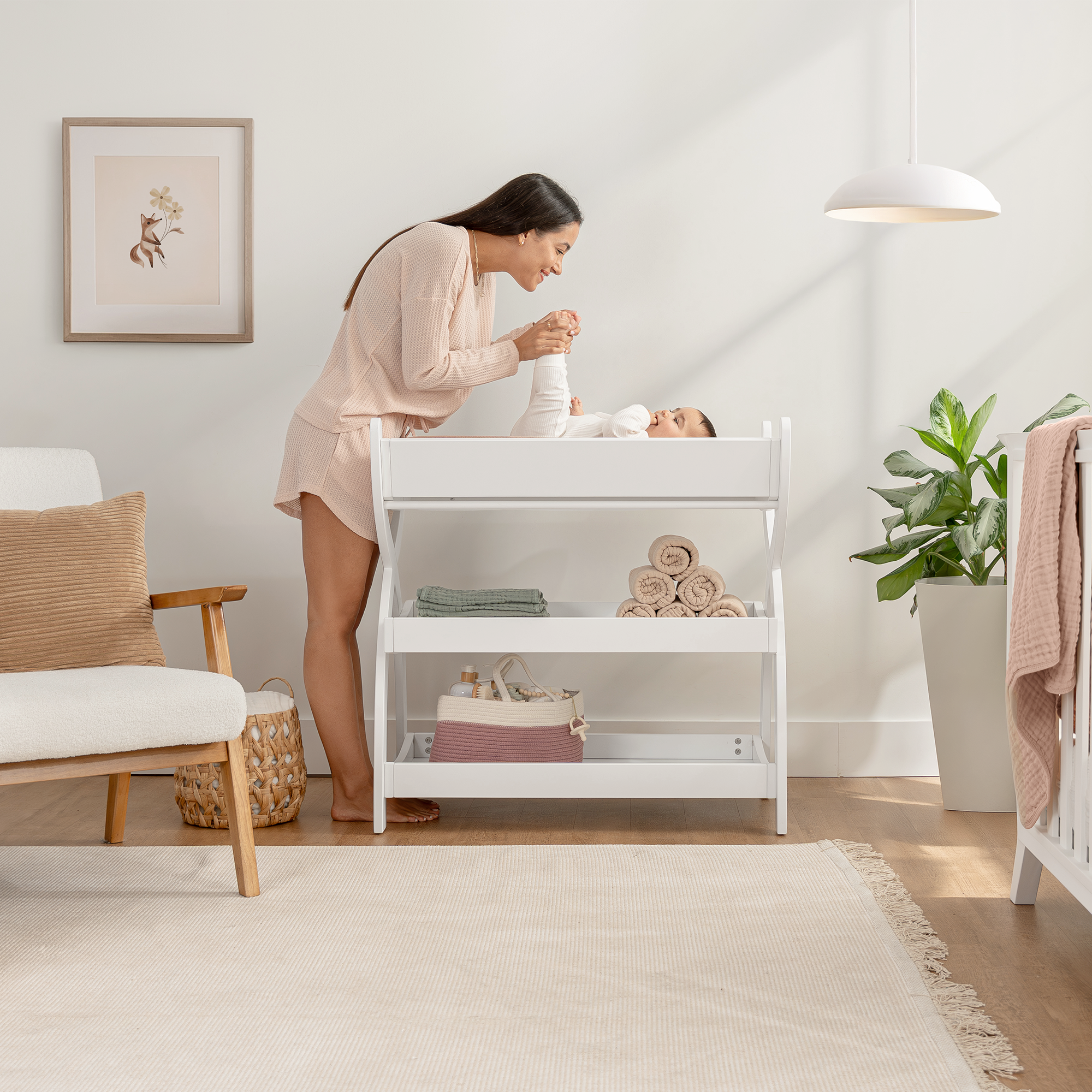 Baby Changing Table by Comfy Cubs - White