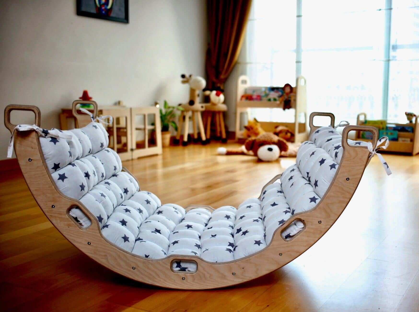 Climbing Triangle - Arch Rocker - XL Pillow and Ramp / 4 Pieces Set