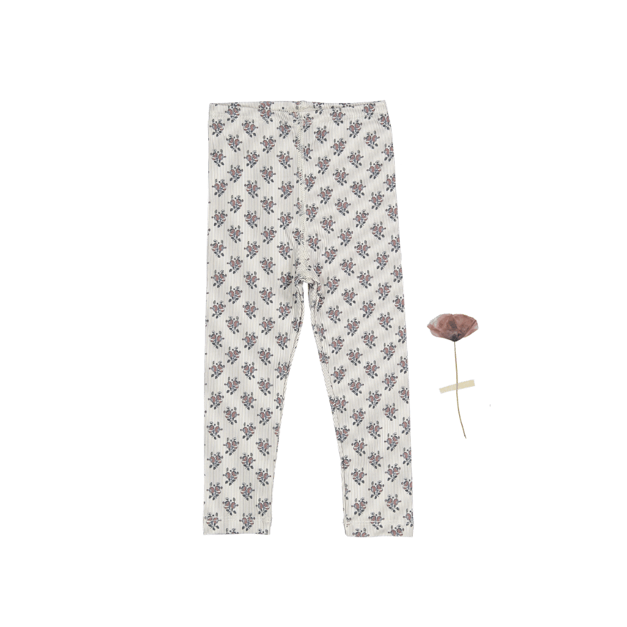 The Printed Legging - Vintage Rose