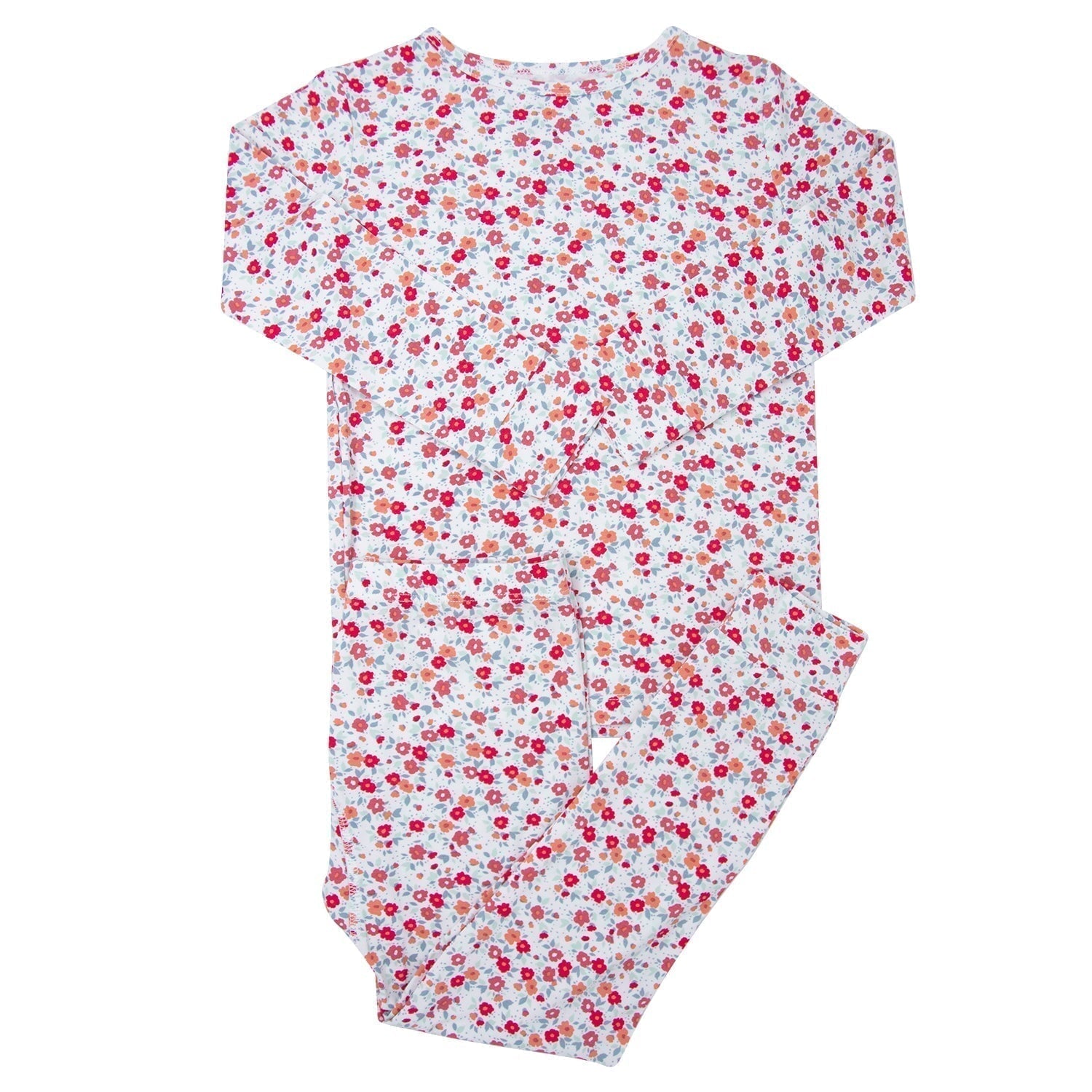 Big Kid Pajama - Crimson Floral