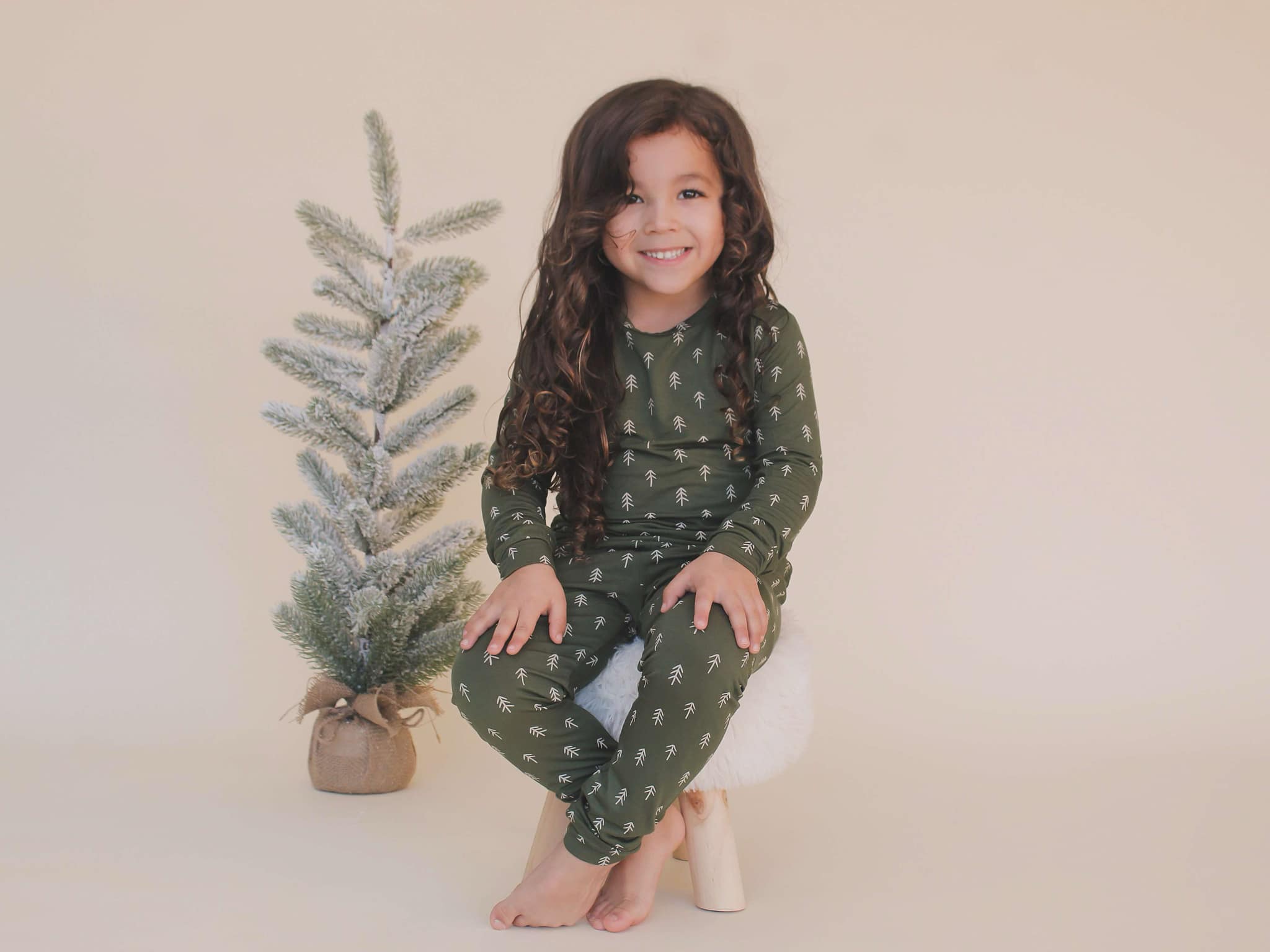 Evergreen Dreams 2pc Bamboo Pajamas *Sizes 0/3 through 6/12 months Left