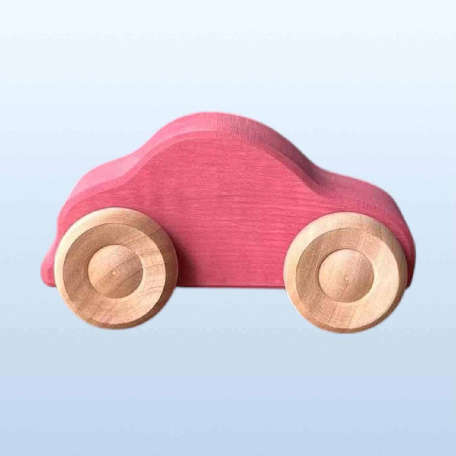 **Pre-order (Ships in 2-3 Weeks)**7-Piece Wooden Rainbow Cars Set with 3 Peg Dolls | Stained Basswood or Painted Beechwood