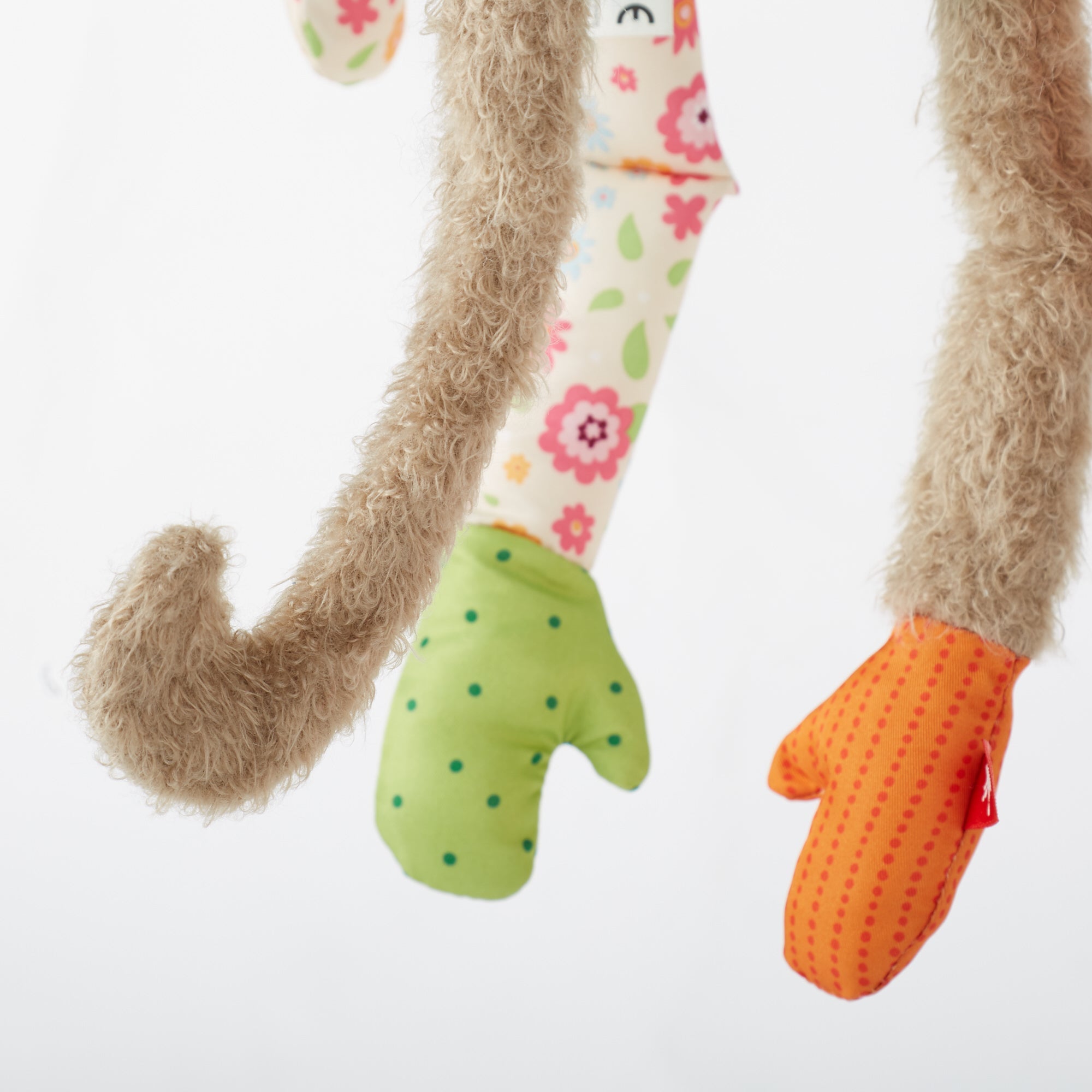 Patchwork Monkey Plush Toy