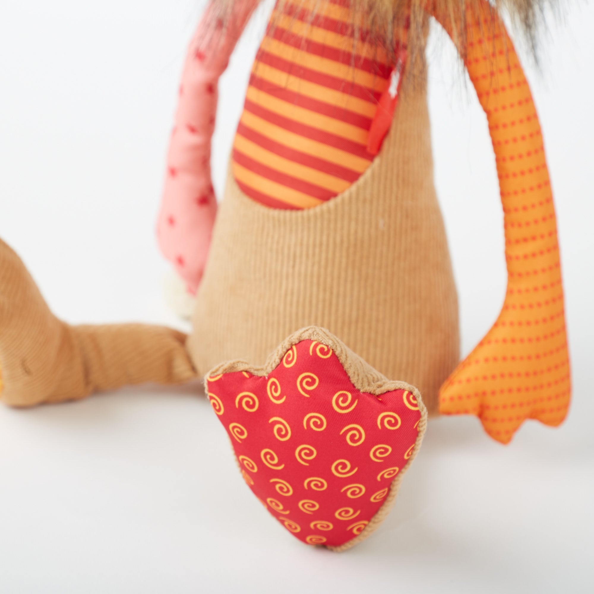 Patchwork Lion Plush Toy